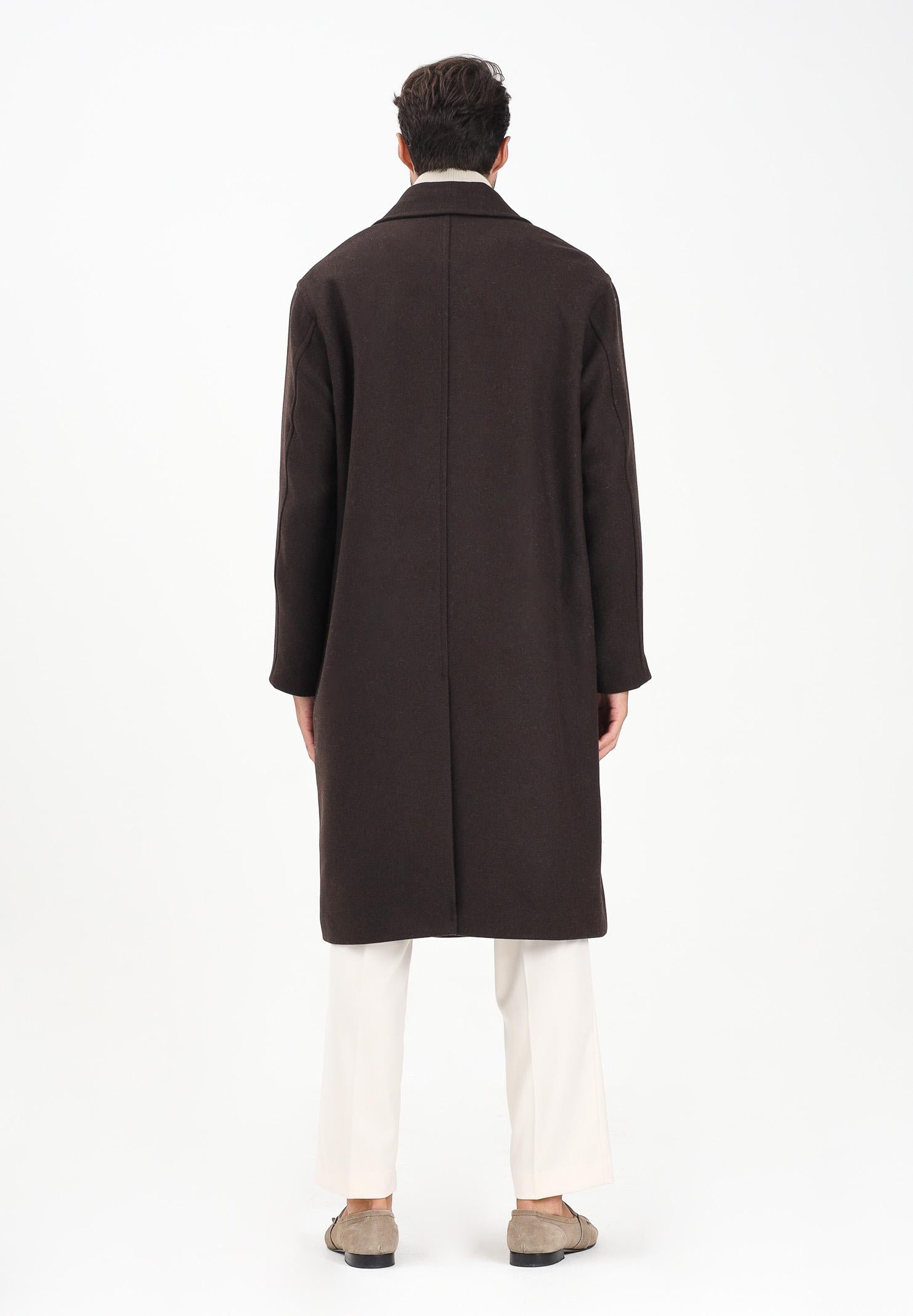 SELECTED HOMME Cappotto lungo marrone da uomo 16098258 Delicioso SELECTED HOMME