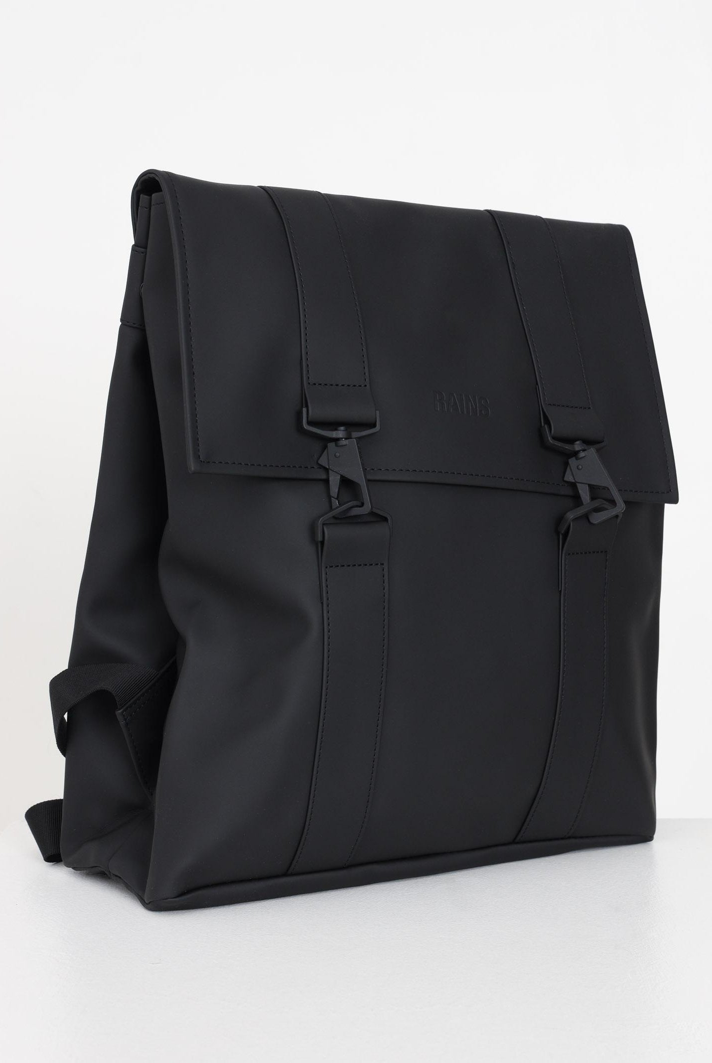 RAINS Zaino MSN nero per uomo e donna RA13300 BLA RAINS