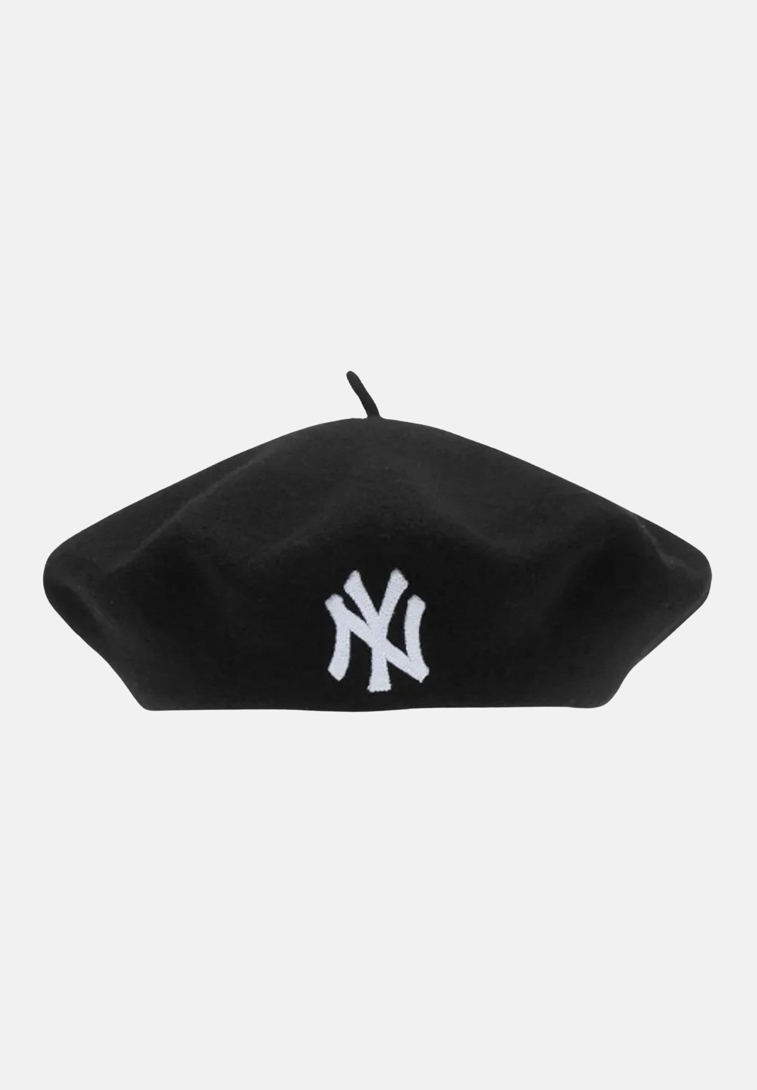 NEW ERA Basco New York Yankees Wool Beret nero da donna 60565469 NEW ERA