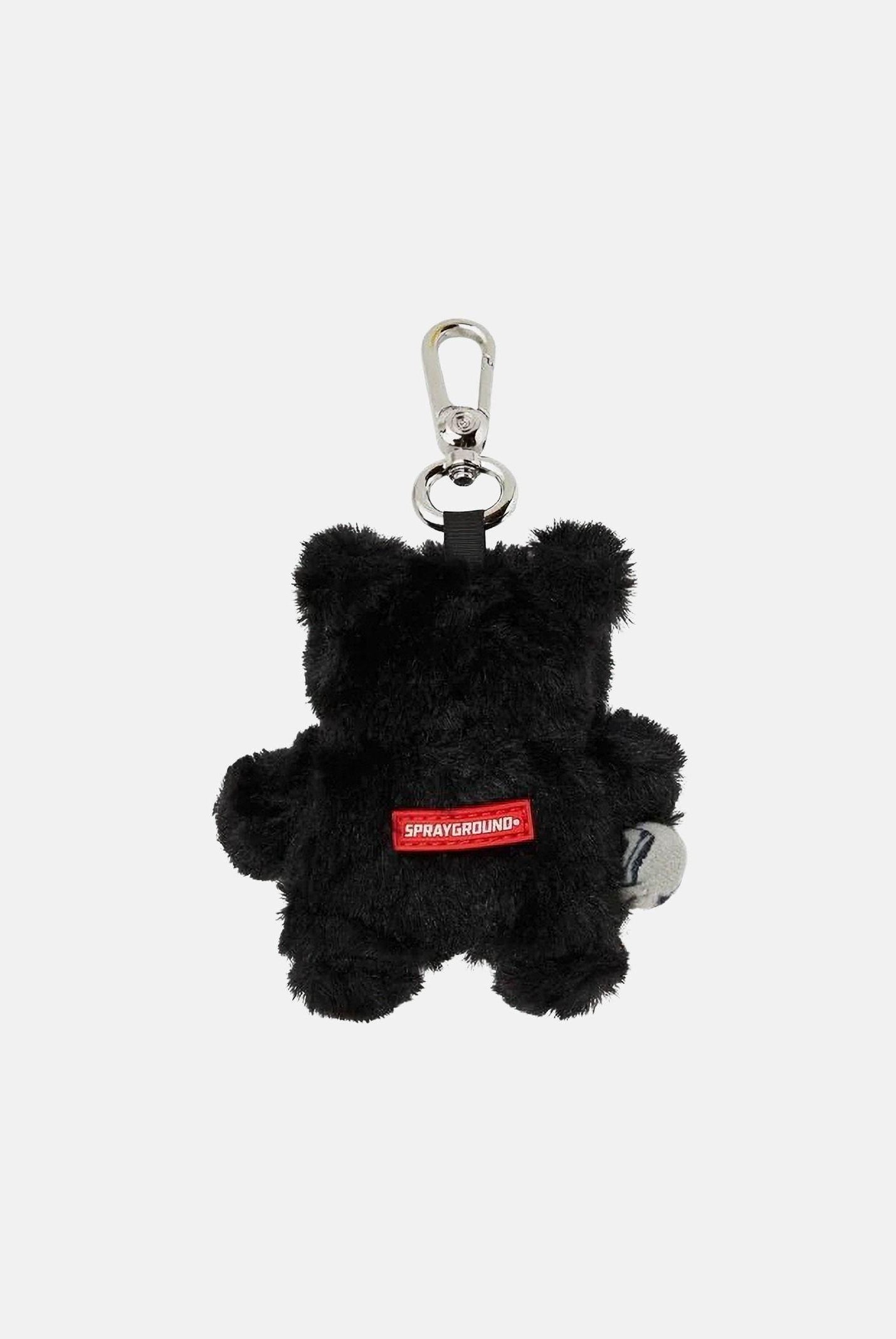 SPRAYGROUND Ciondolo FUR CRAY BLACK BEAR KEYCHAIN nero da donna 910K8353NSZ . SPRAYGROUND