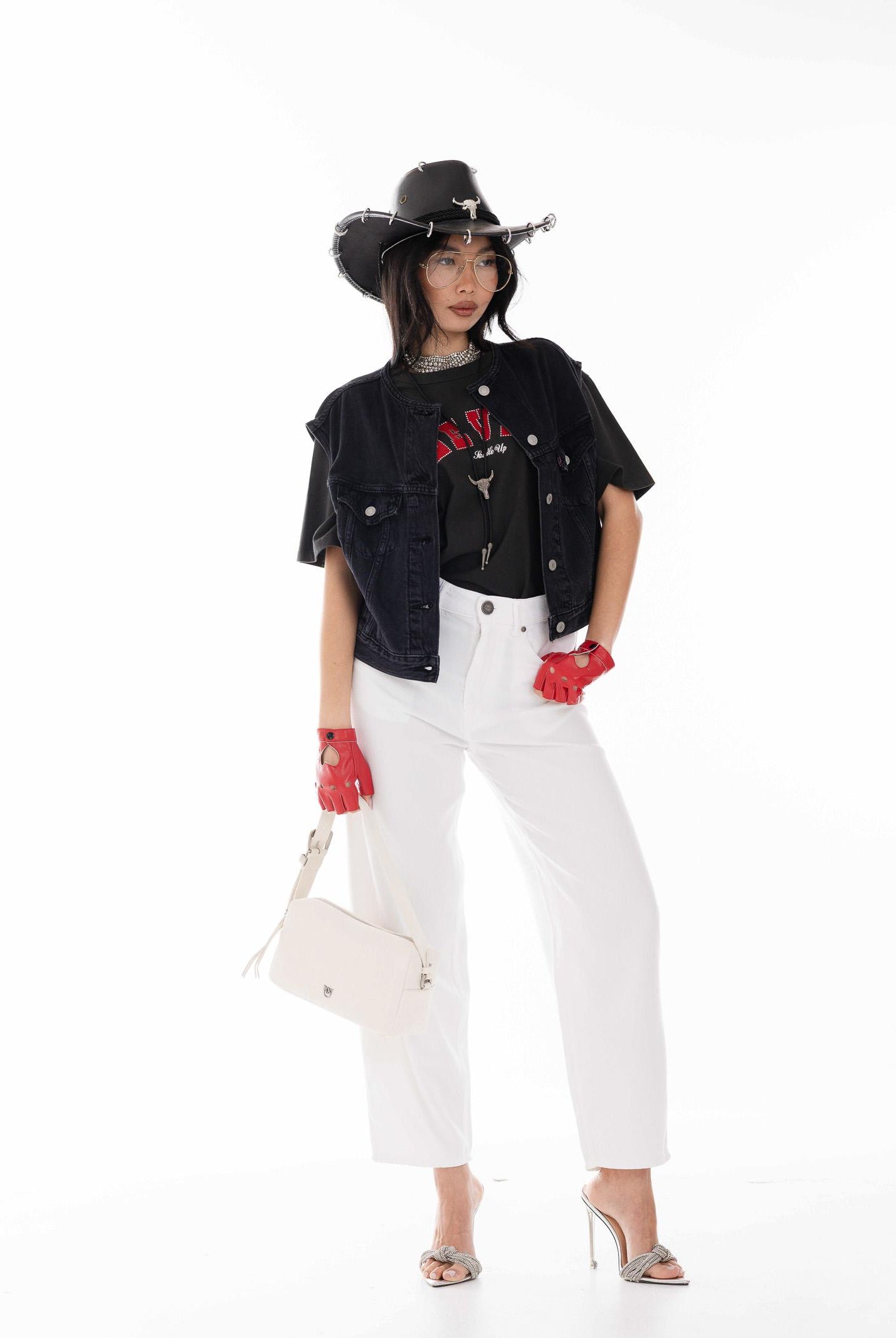 PINKO Jeans bianco da donna 103857A3E1 Z04 PINKO