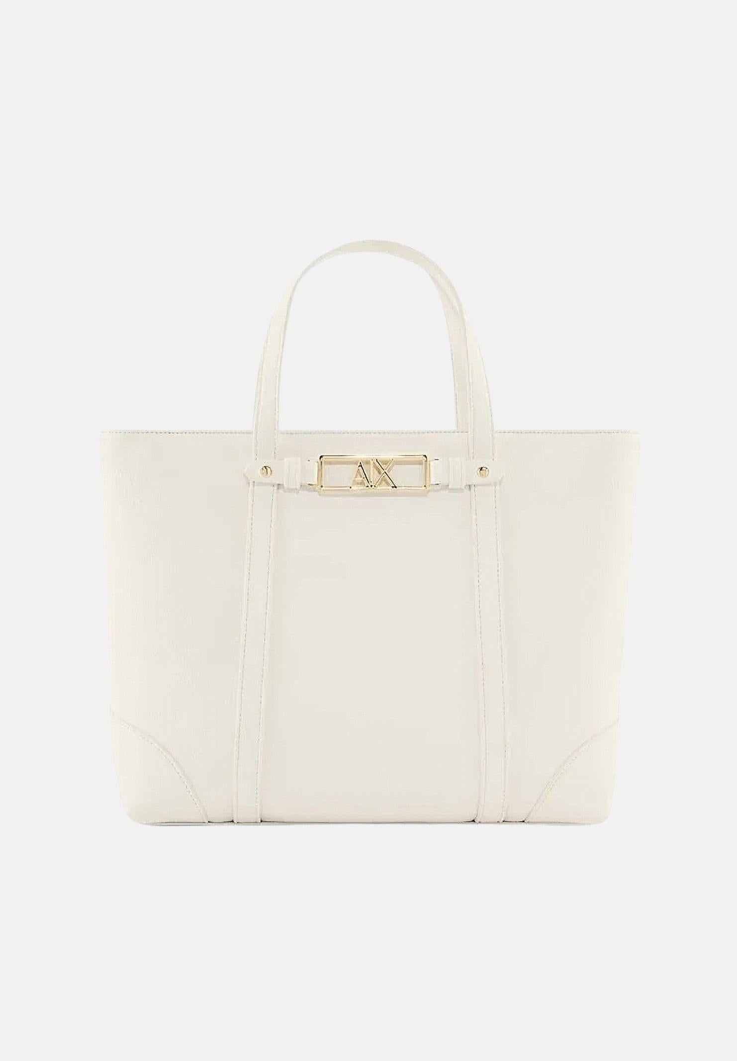 ARMANI EXCHANGE Shopper panna da donna con logo XW002609AF15632 U0011 ARMANI EXCHANGE
