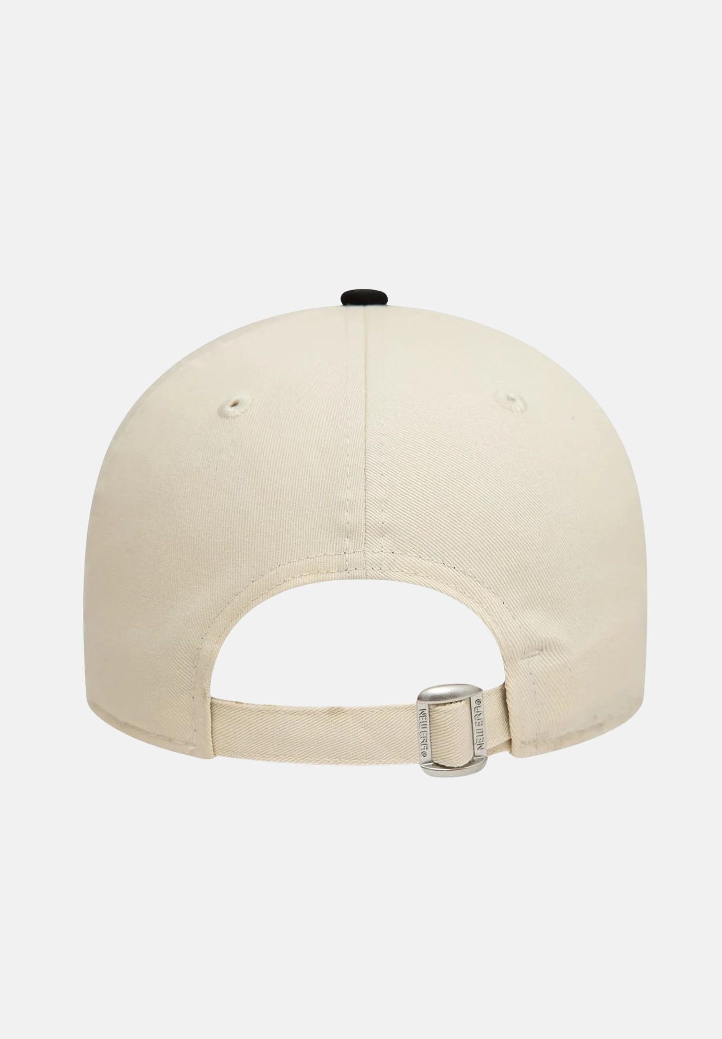 Cappello con visiera 9FORTY Chicago White Sox Colour Block panna e nero per uomo e donna 60595216 NEW ERA