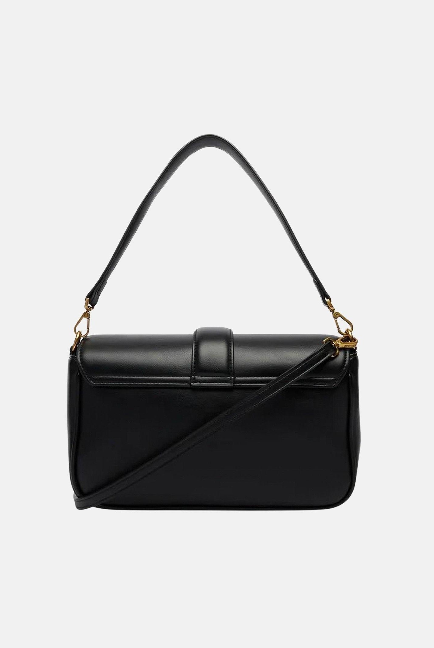 JUST CAVALLI Borsa a spalla nera da donna con fibbia logo 80RA4BA2ZSA89 899 JUST CAVALLI