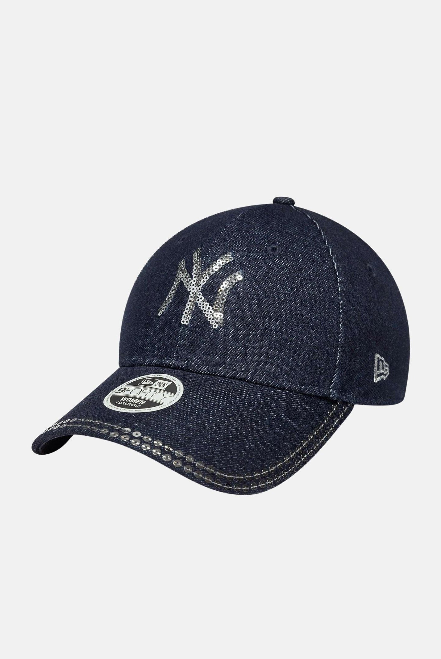 NEW ERA Cappello con visiera 9FORTY New York Yankees MLB in denim blu da donna 60758945 NEW ERA