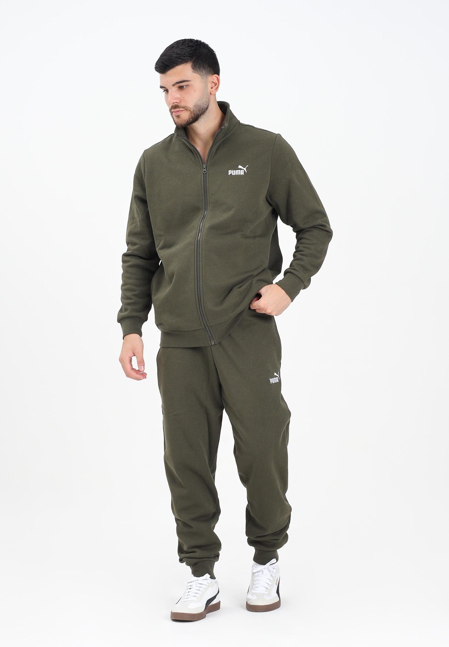 PUMA Tuta Essentials verde da uomo 688175 70 PUMA