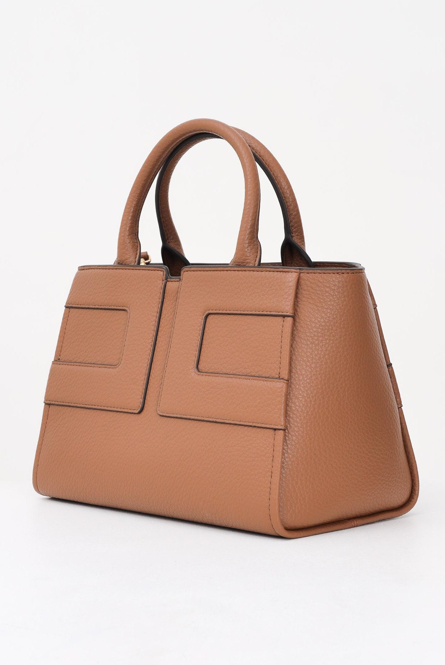 ELISABETTA FRANCHI Borsa a mano cammello da donna con logo BS35A56E2 EC1 ELISABETTA FRANCHI