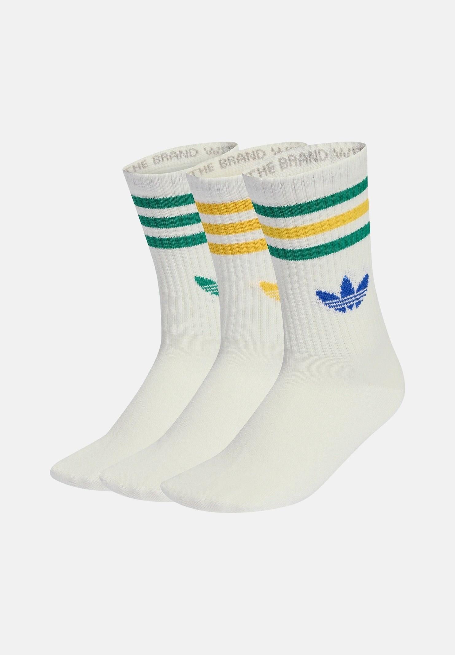ADIDAS ORIGINALS Calzini (3paia) 3-Stripes bianchi per uomo e donna KD8250 . ADIDAS ORIGINALS