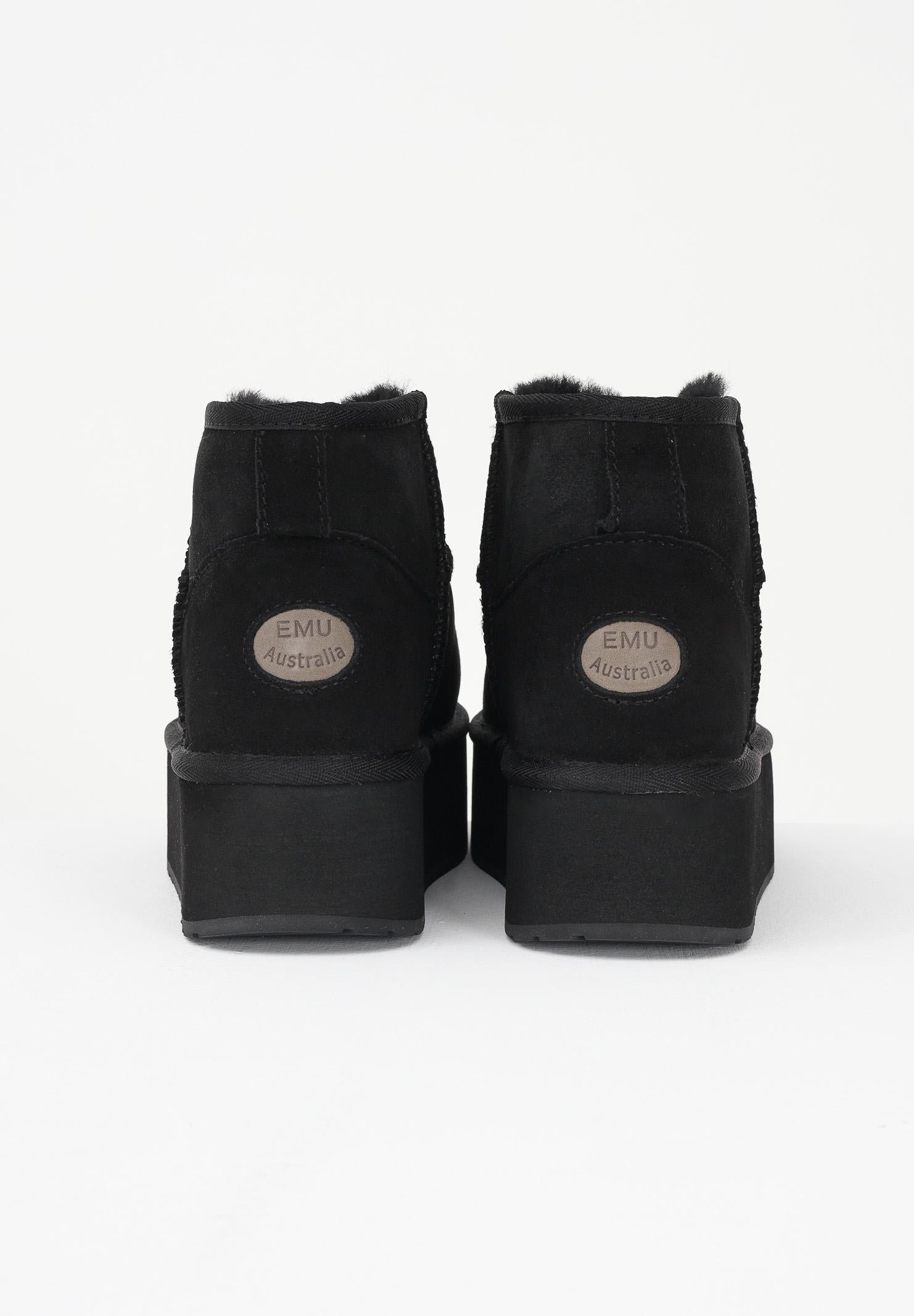 EMU Stivali bassi Stinger Micro Flatform neri da donna W13082 BLAK EMU