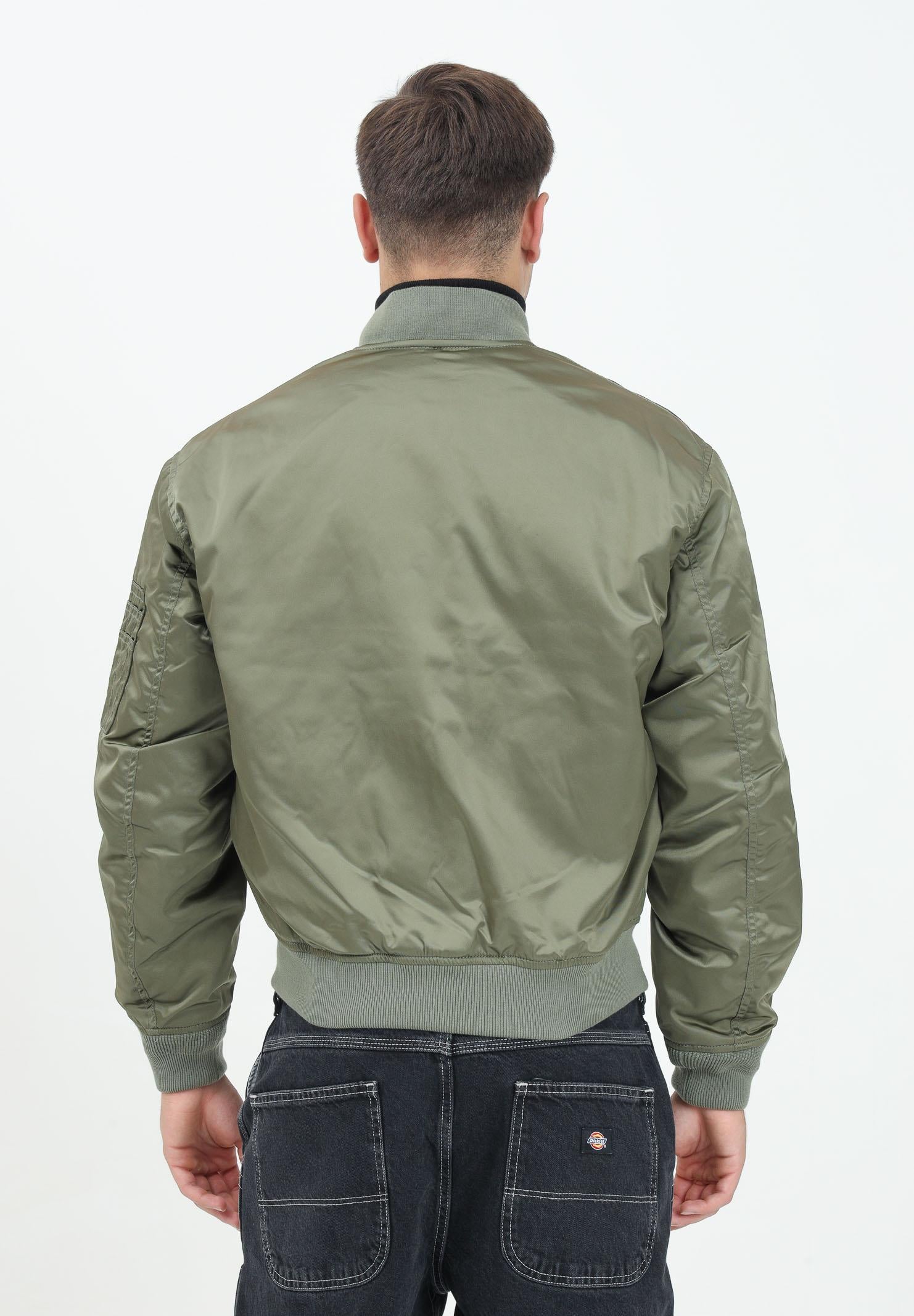 LACOSTE Bomber verde da uomo con logo BH2899 BMY LACOSTE
