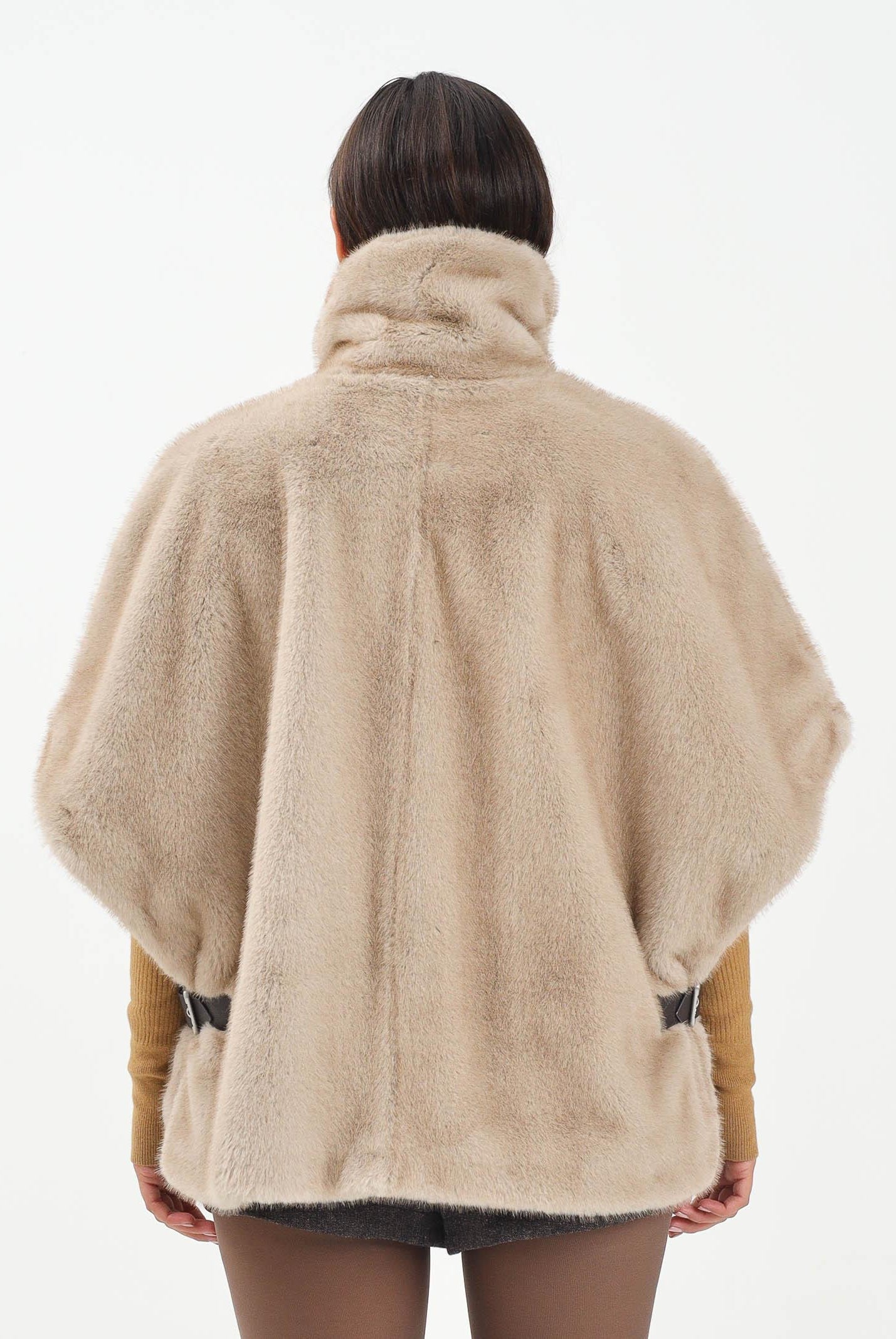 PINKO Cappa beige da donna effetto pelliccia 103837A2PI C60 PINKO