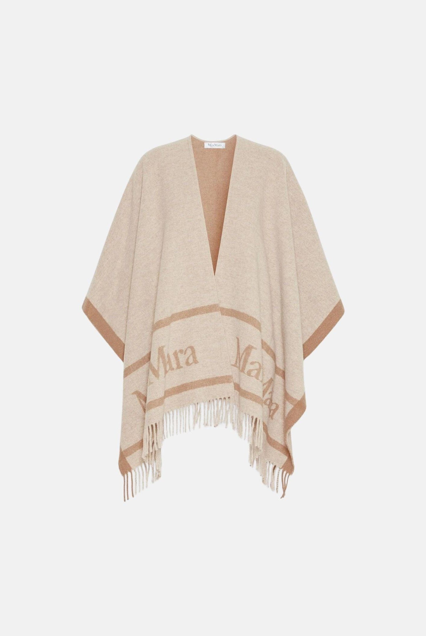 MAX MARA STUDIO Mantella Mst Pirania CASHA beige donna 2626546021600 001 MAXMARA
