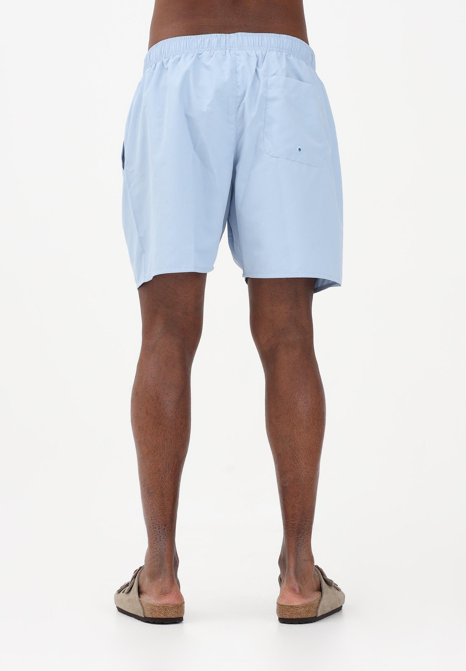 LACOSTE Shorts mare celeste da uomo con stampa logo MH1852 HBA LACOSTE