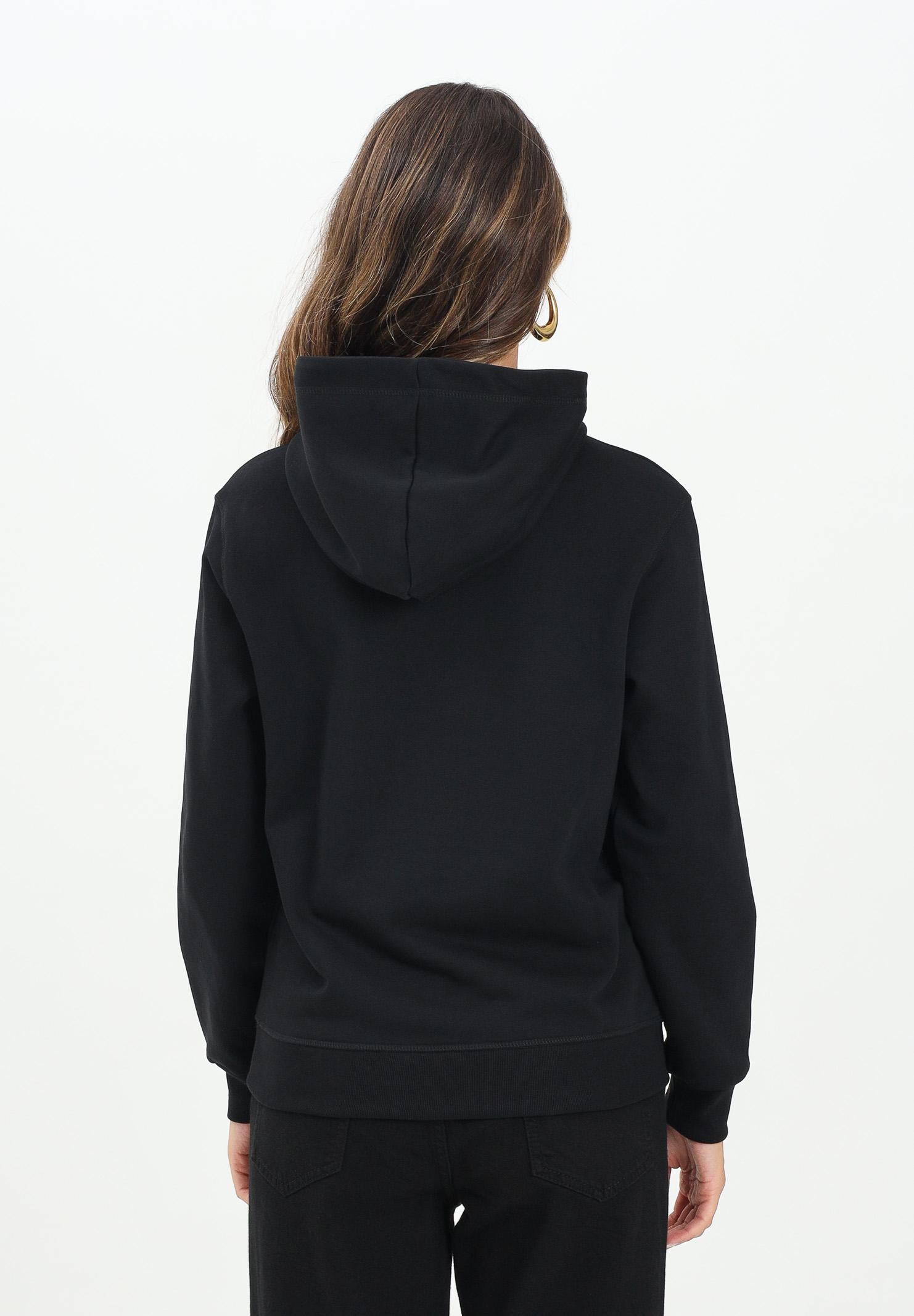 DSQUARED2 Felpa con cappuccio nera per donna, ragazzi e bambini con stampa Dsquared2 horror DQ3004D0094 DQ900 DSQUARED2