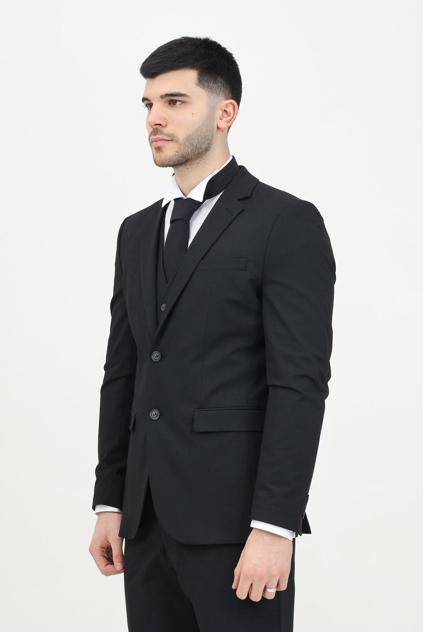SELECTED HOMME Giacca monopetto nera da uomo 16087824 BL SELECTED HOMME