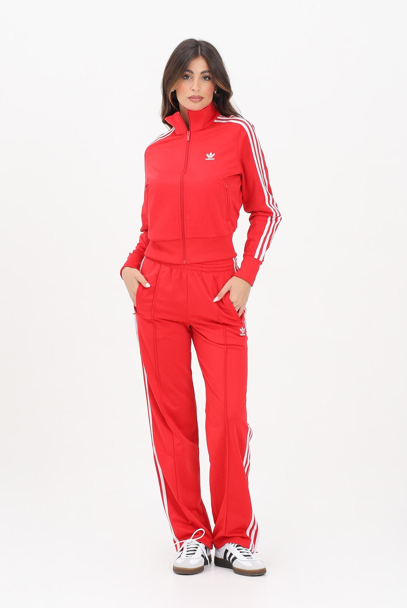 ADIDAS ORIGINALS Pantalone sportivo Adicolor Classics Firebird rosso da donna IR8081 ADIDAS ORIGINALS