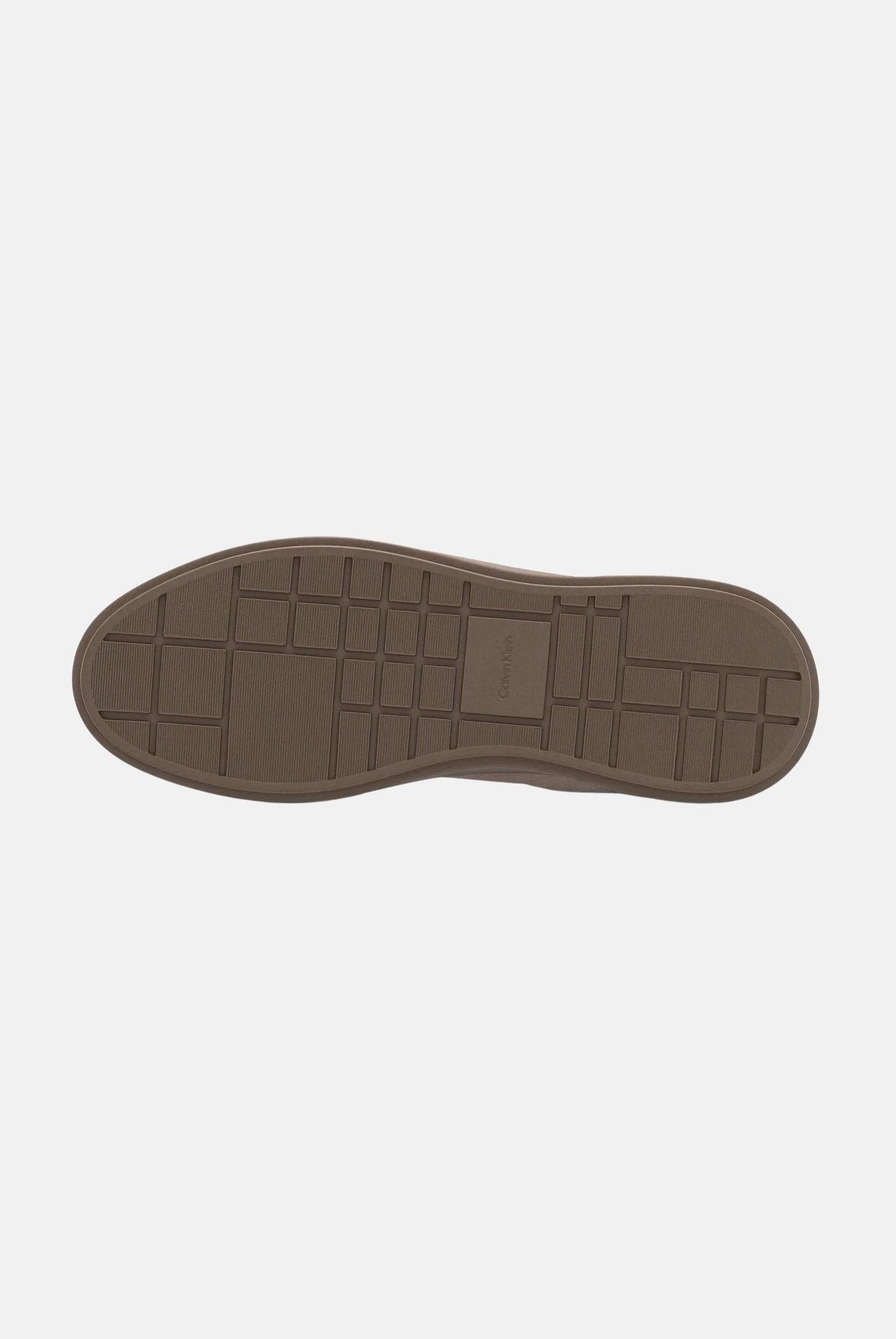 CALVIN KLEIN JEANS sneakers CK Avenue color Triple Desert Taupe, tortora, da uomo. YM0YM01453 PBO CALVIN KLEIN JEANS