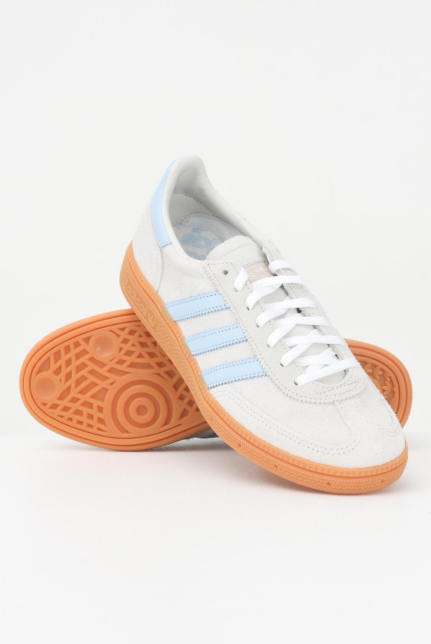 ADIDAS ORIGINALS Sneakers Handball Spezial grigie e azzurre per uomo e donna JS0241 . ADIDAS ORIGINALS