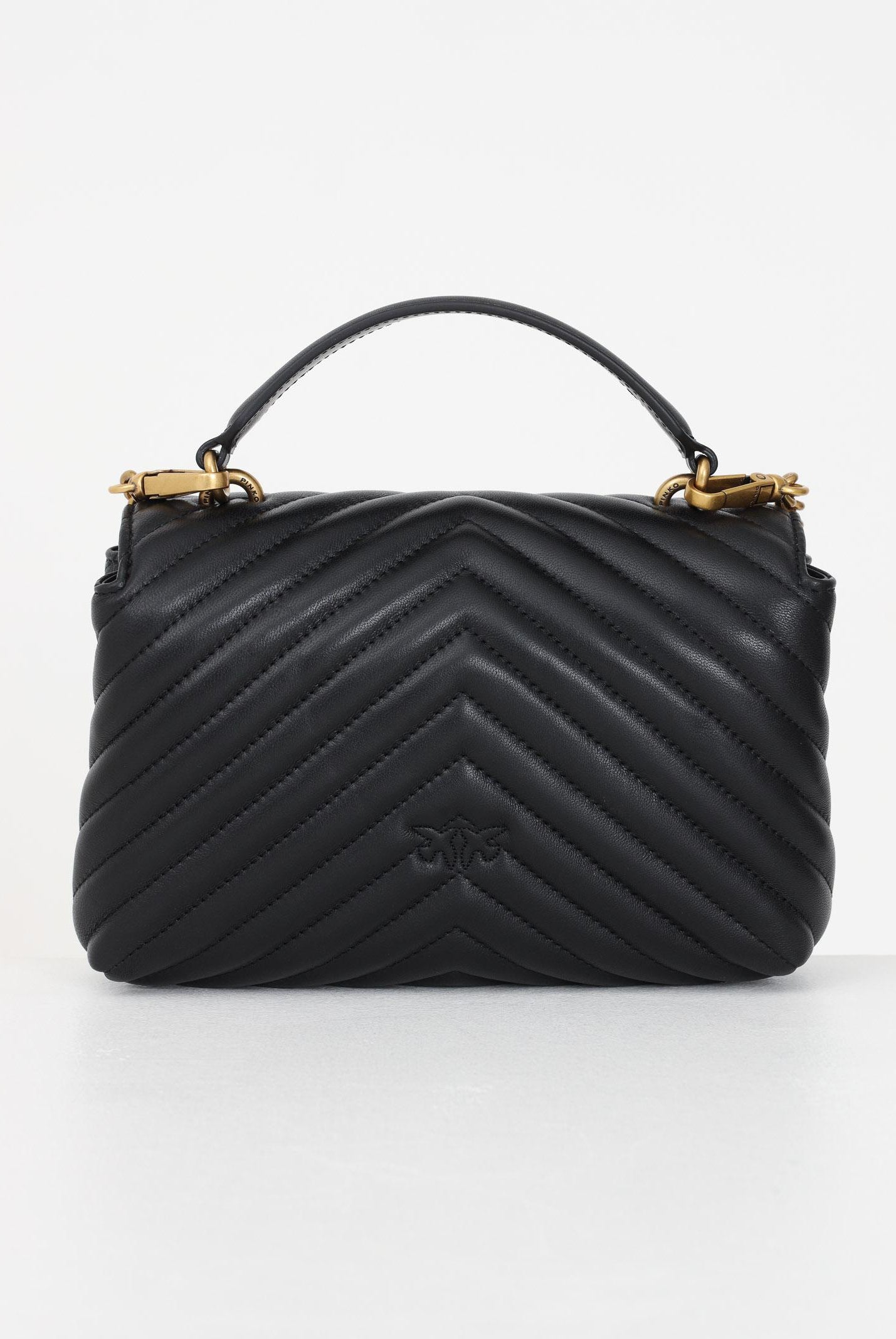 PINKO Borsa a tracolla Lady Love Bag Puff nera da donna 100044A0GK Z99Q PINKO