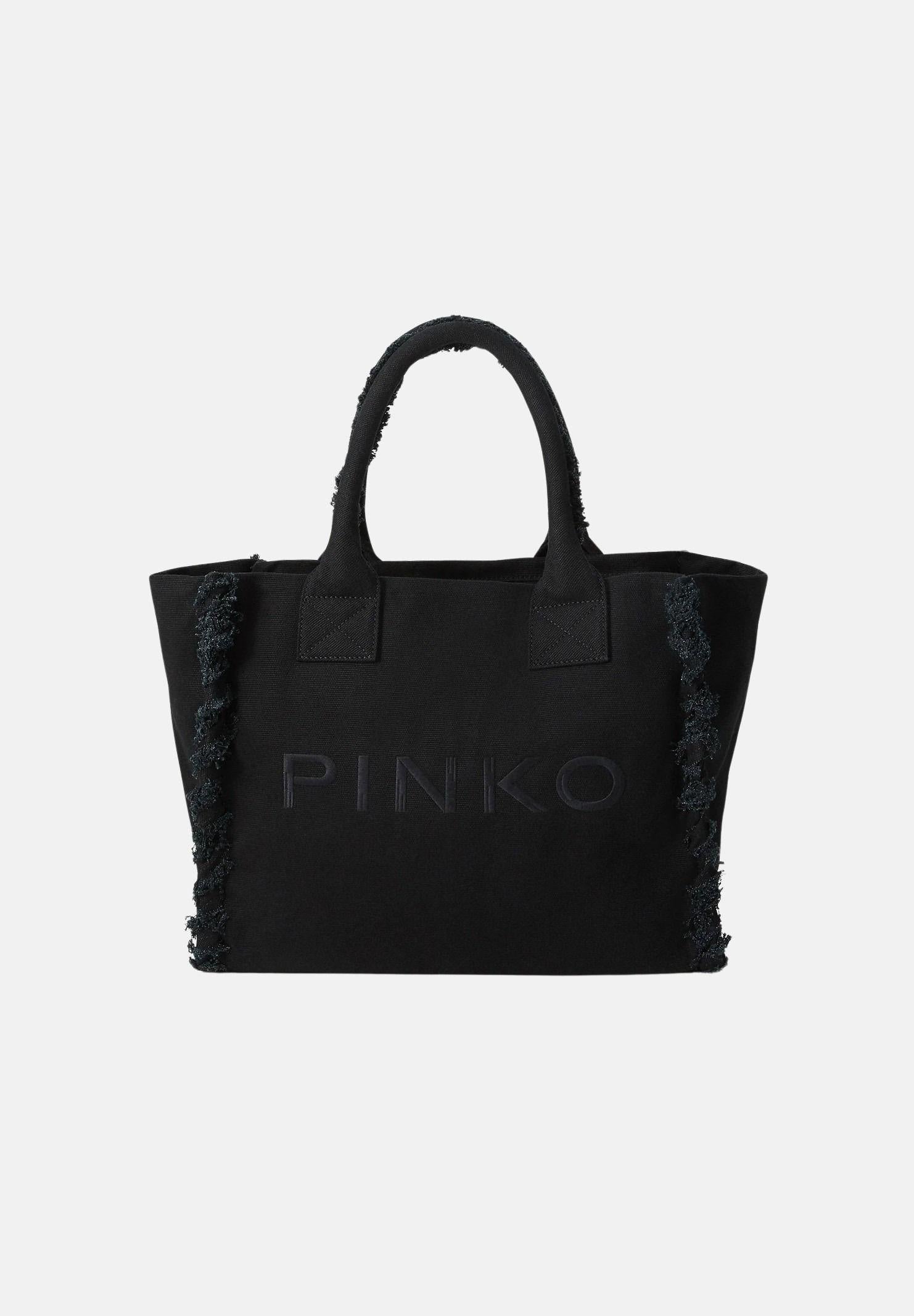 PINKO Shopper Beach nera da donna 106673A3A4 Z99 PINKO