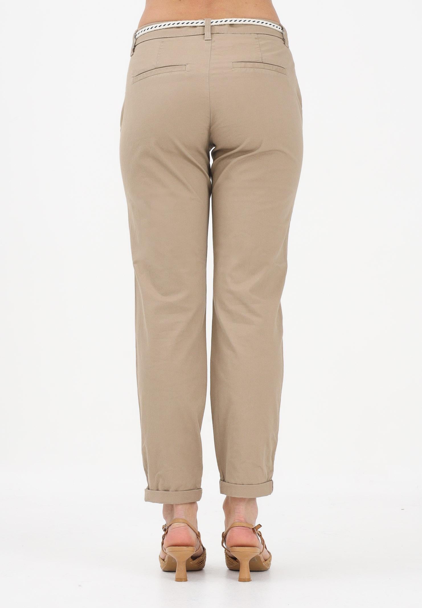 ONLY Pantalone beige da donna con cinturino 15218519 SE ONLY