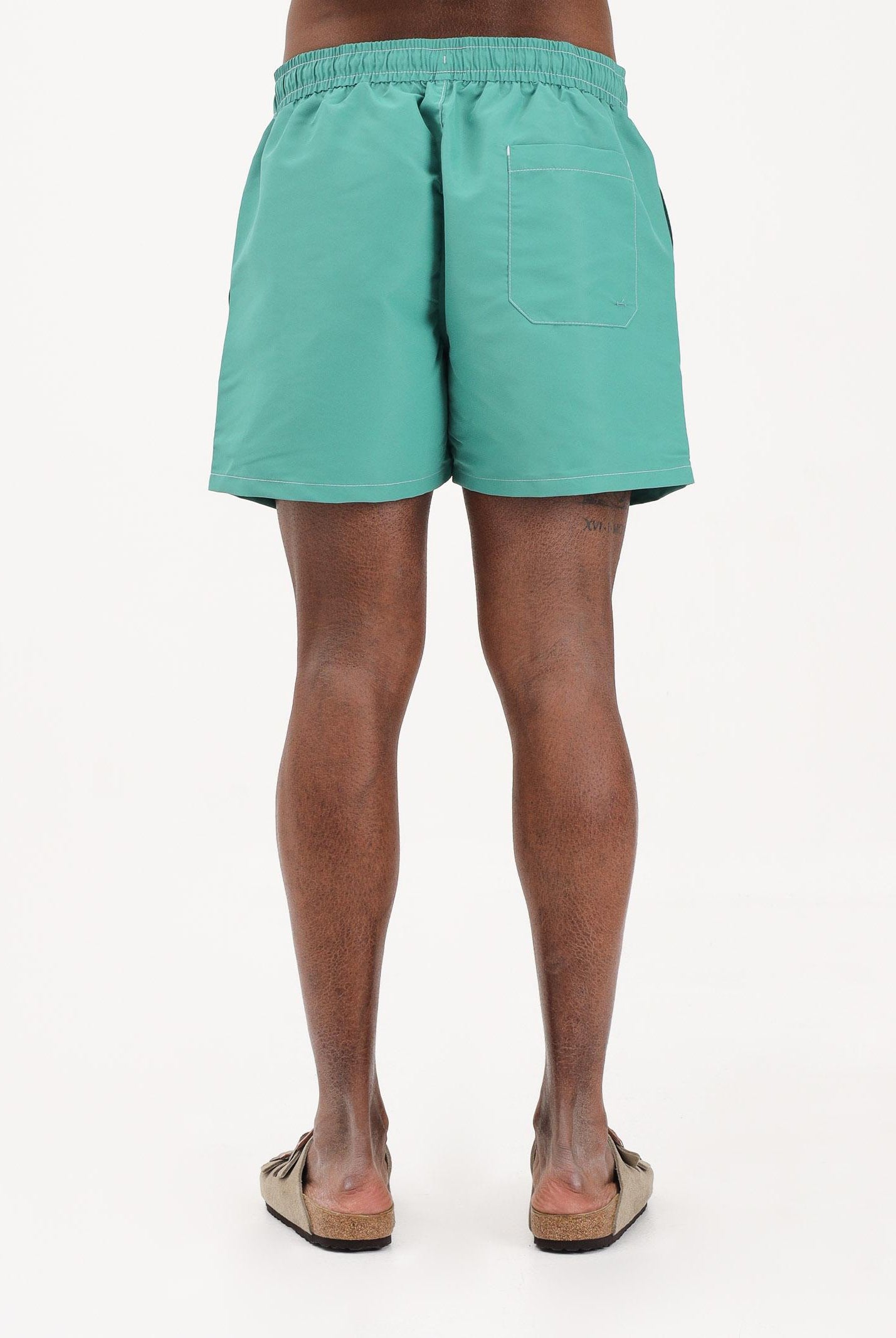 TOMMY HILFIGER Shorts mare verde da uomo con logo UM0UM03852 L5Y TOMMY JEANS