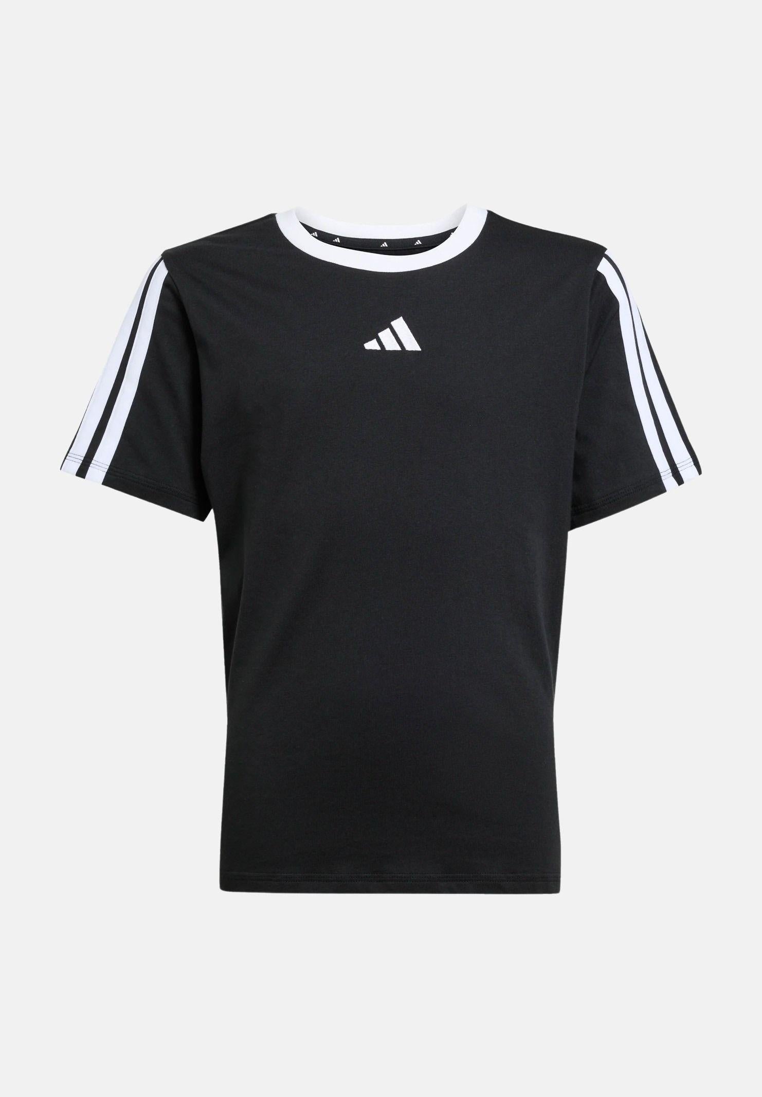 ADIDAS PERFORMANCE T-shirt a manica corta Essentials nera per bambino e bambina JW8627 . ADIDAS PERFORMANCE