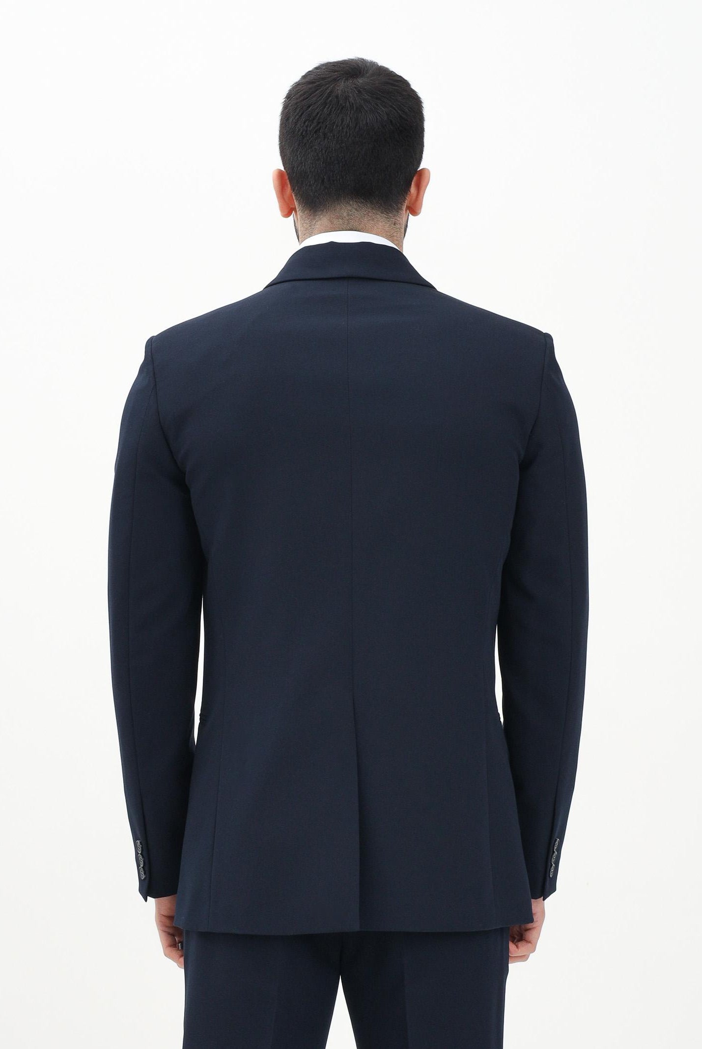 PATRIZIA PEPE Giacca doppiopetto blu da uomo 5S0743A498 C382 PATRIZIA PEPE