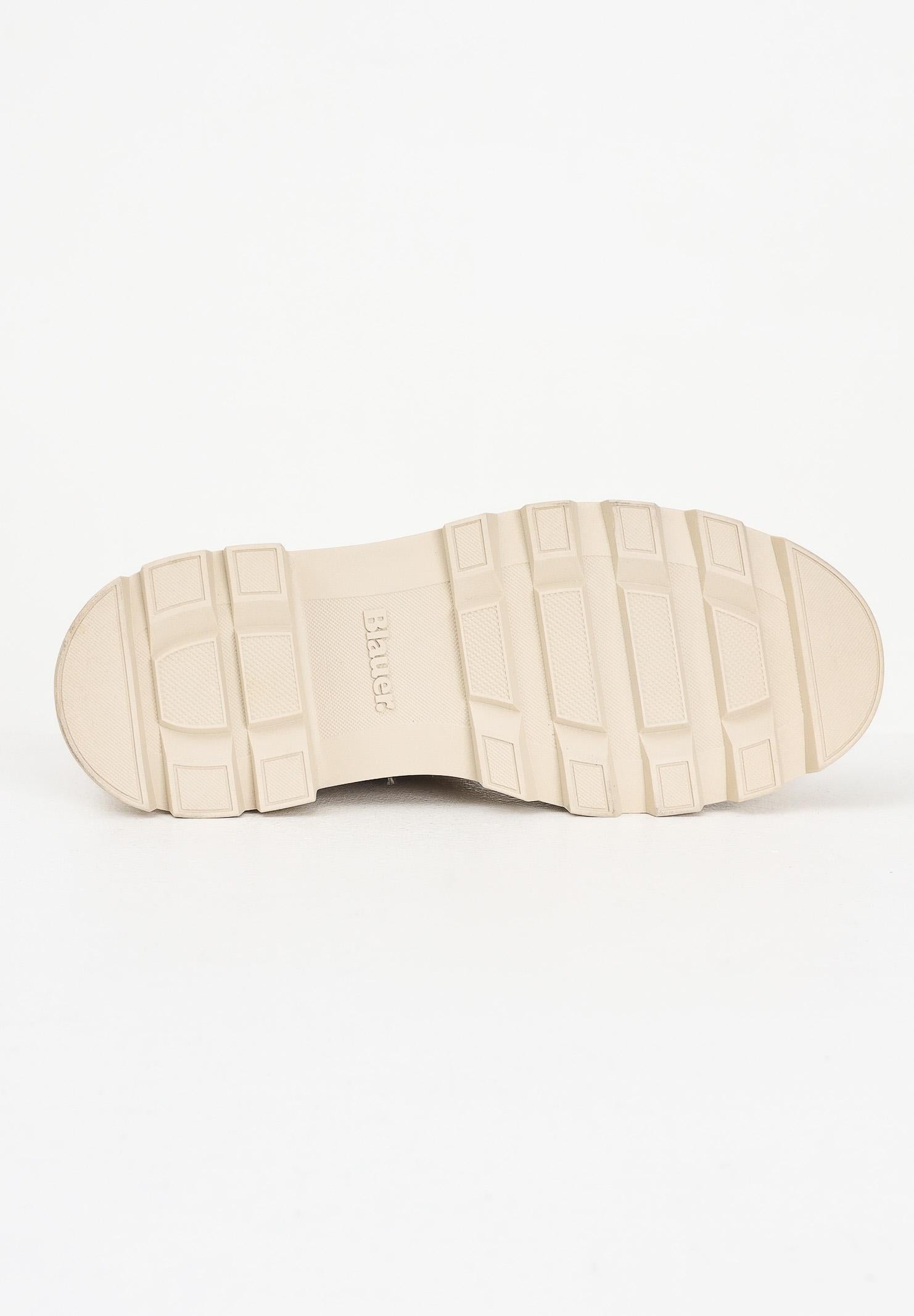 BLAUER Stiali beige da donna con pelliccia e logo F5KIMMEL10SUE BEI BLAUER