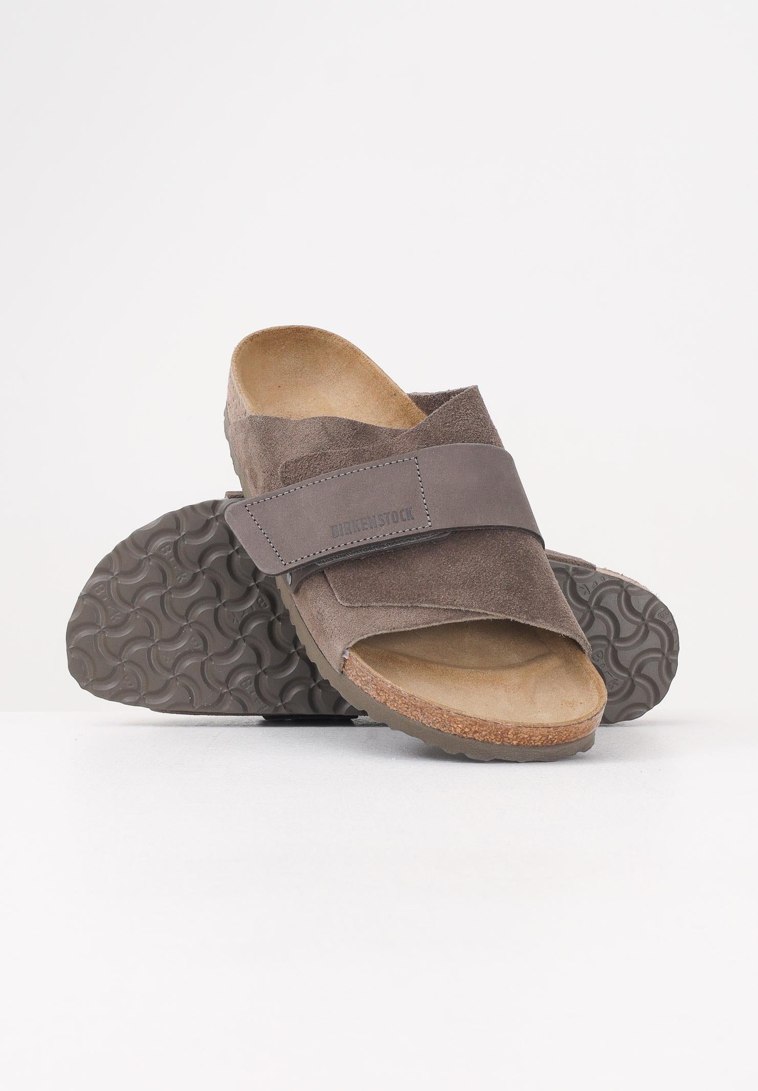BIRKENSTOCK Ciabatte Kyoto marroni da uomo 1029138 . BIRKENSTOCK