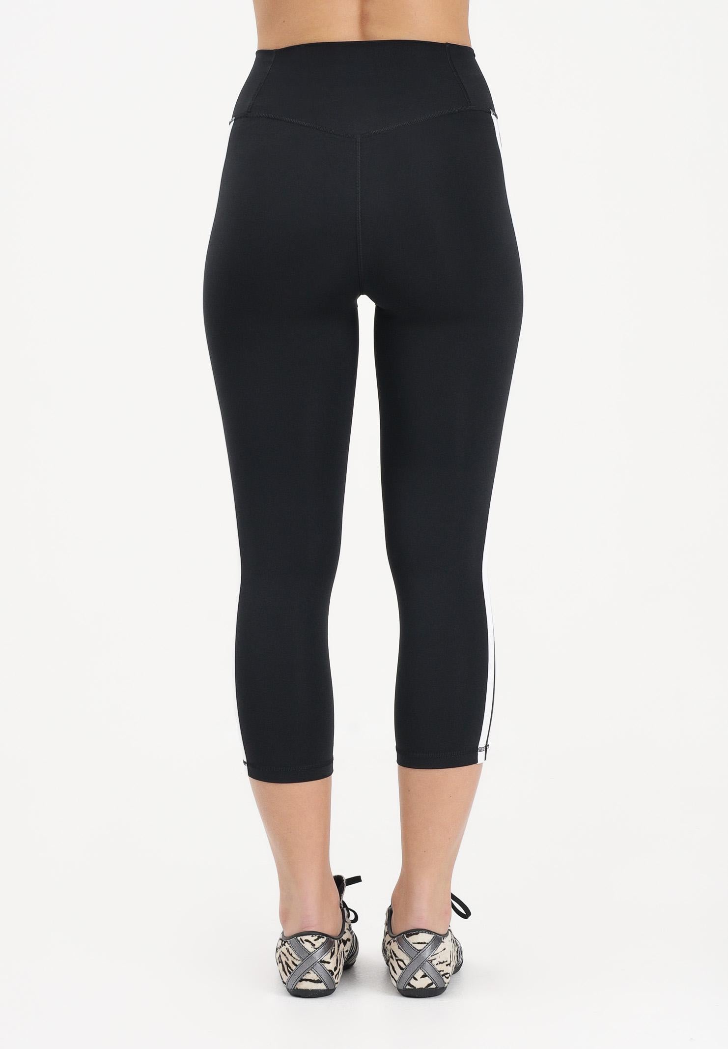 ADIDAS PERFORMANCE Leggings Optime Essentials Workout 3-Stripes 3/4 nero da donna KE6062 . ADIDAS PERFORMANCE