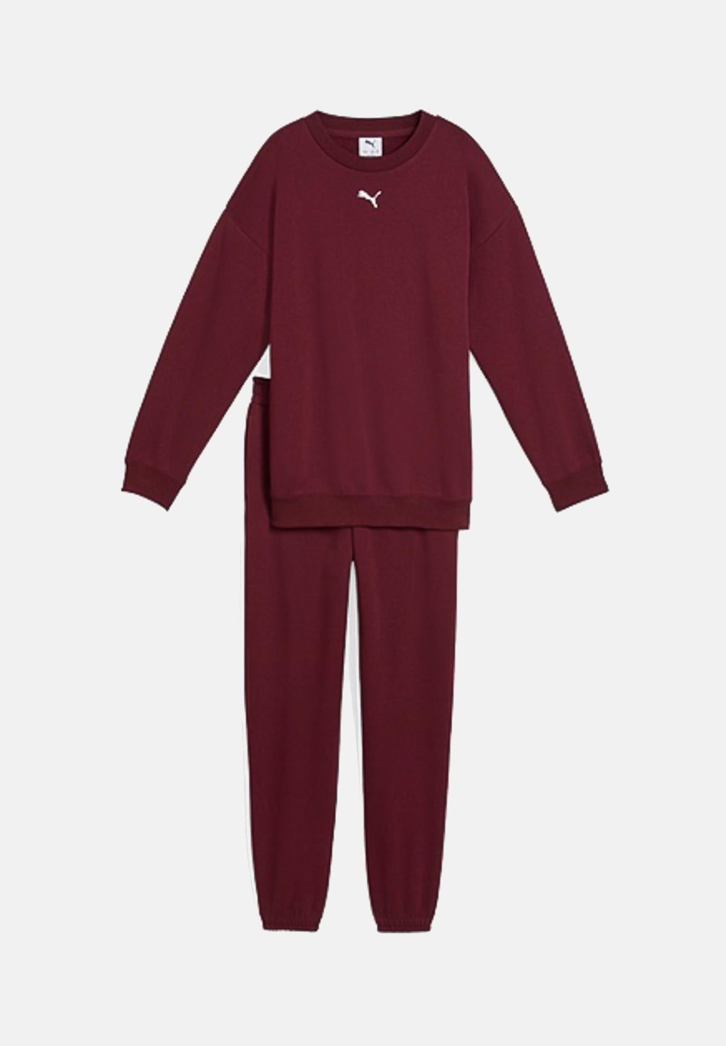 PUMA Tuta Oversized bordeaux per bambino e bambina 689727 96 PUMA