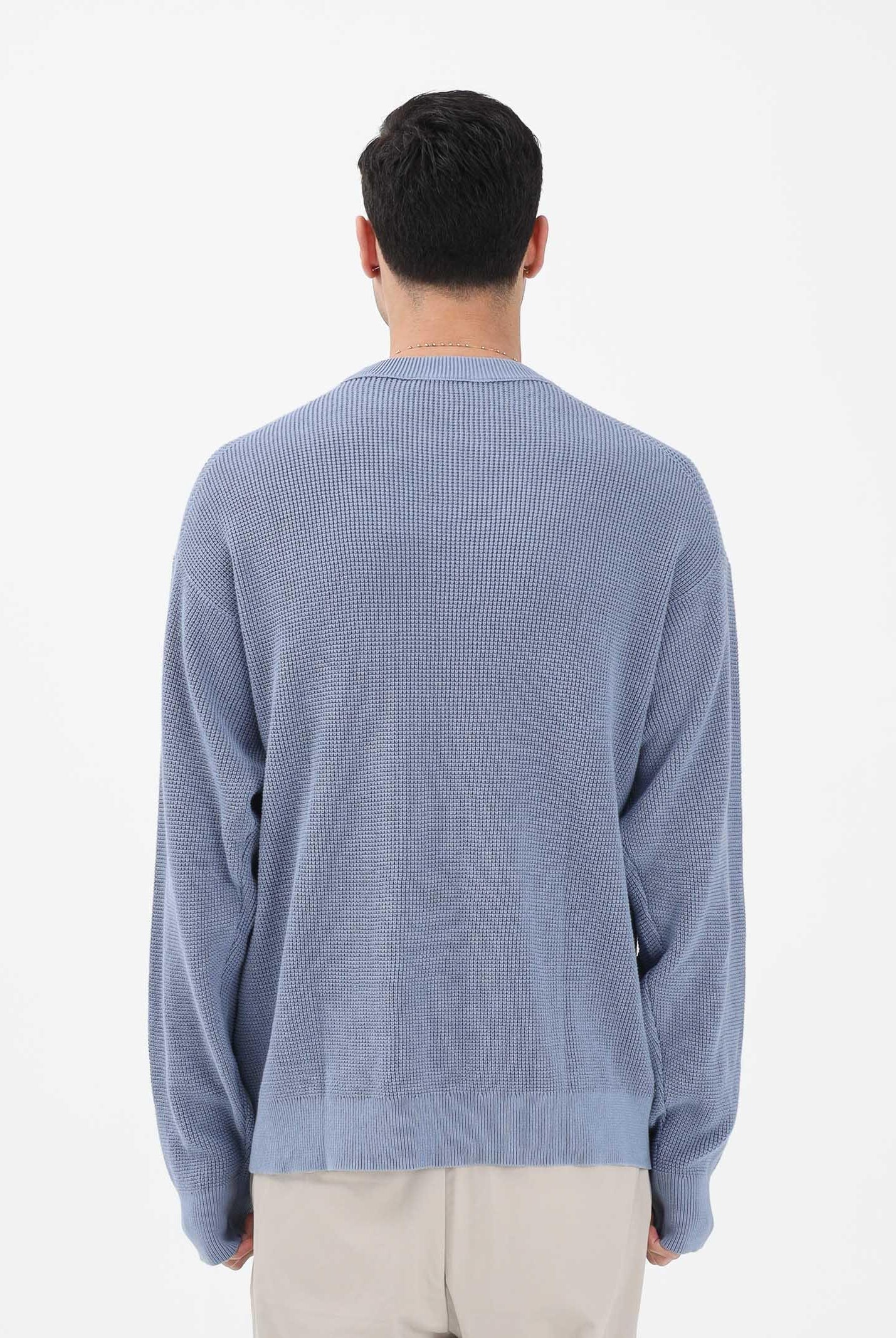 CALVIN KLEIN JEANS Maglioncino girocollo polvere da uomo LV04RD313GC4I . CALVIN KLEIN JEANS