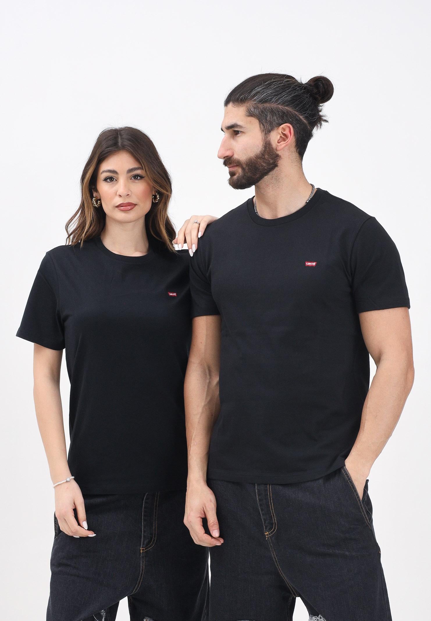 LEVI'S® T-shirt a manica corta Housemark nera per uomo e donna 56605-0009 . LEVI'S®