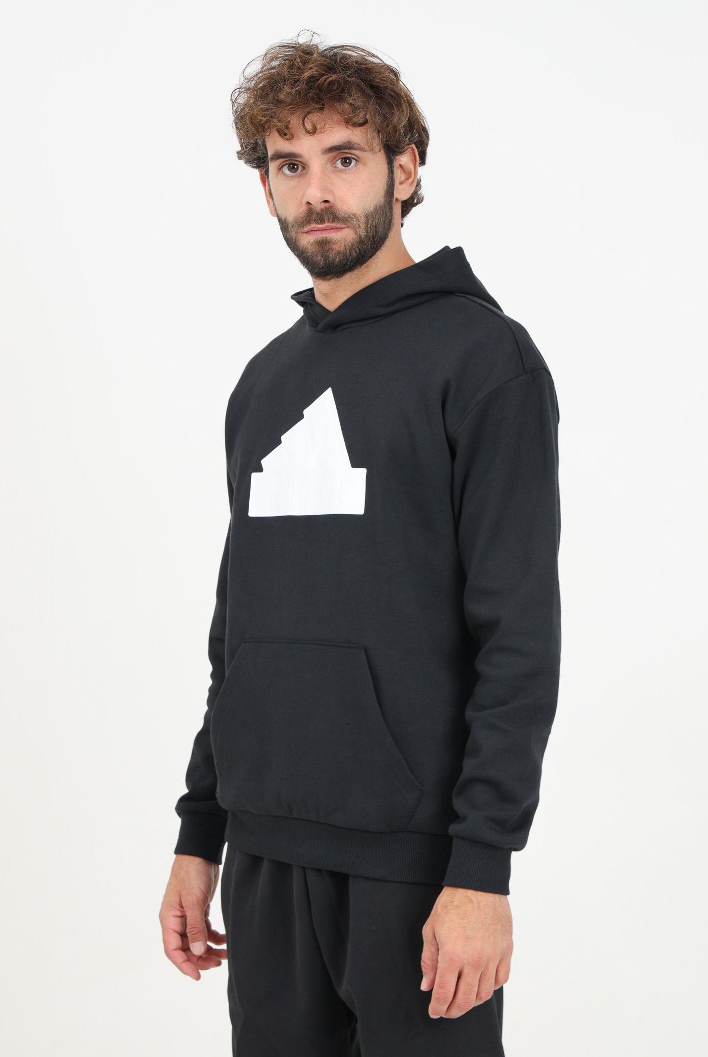 Felpa con cappuccio Future Icons Badge nera da uomo IR9181 ADIDAS PERFORMANCE