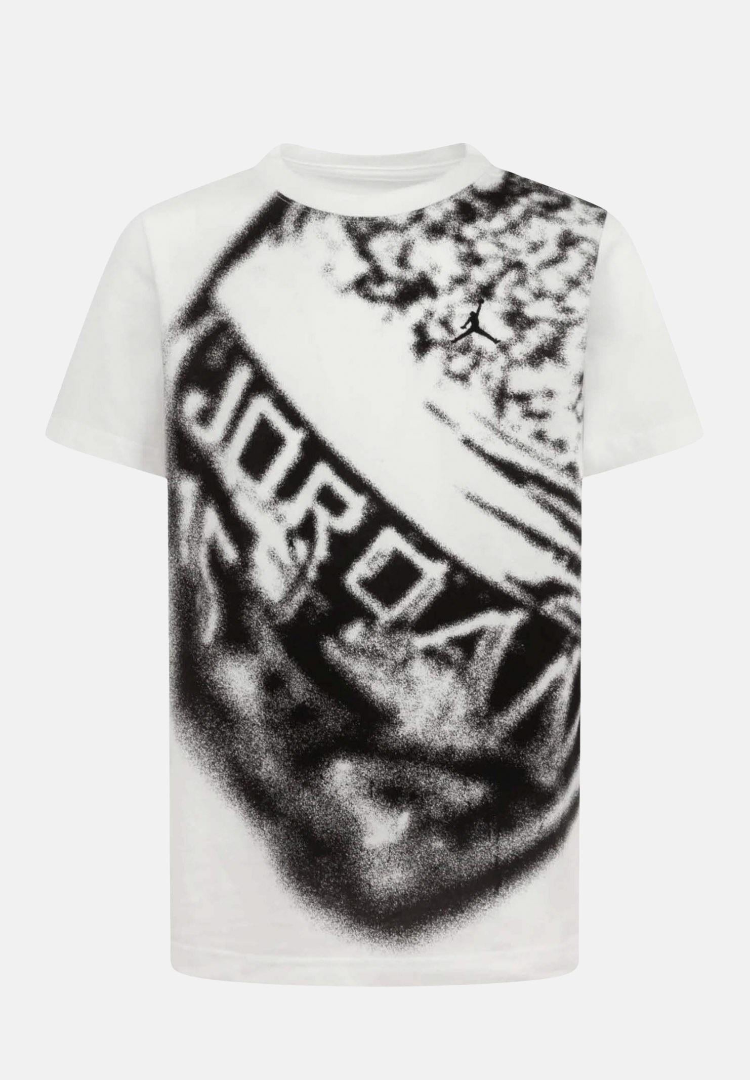 JORDAN T-shirt a manica corta RING bianca per bambino e bambina 95D623 782 JORDAN