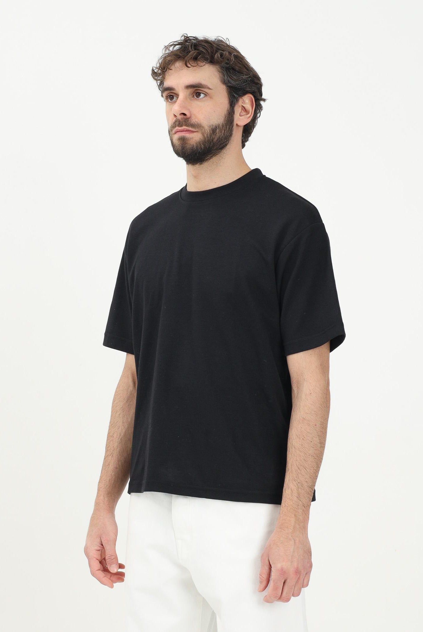 SELECTED HOMME T-shirt a manica corta nera da uomo 16094143 Black SELECTED HOMME