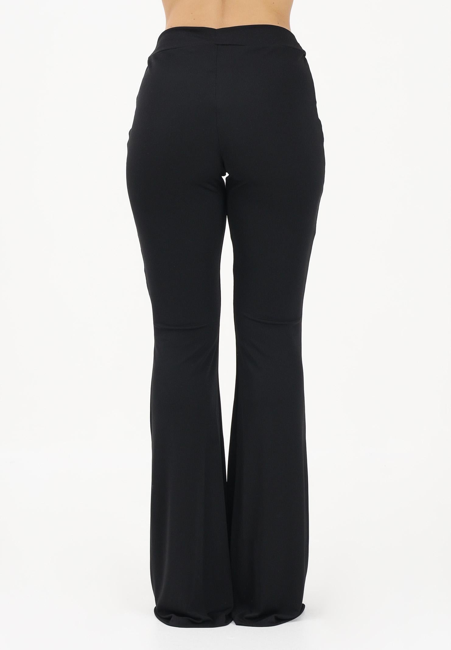 JUST CAVALLI Leggings nero da donna con dettaglio gioiello 80PAC101J0253 899 JUST CAVALLI