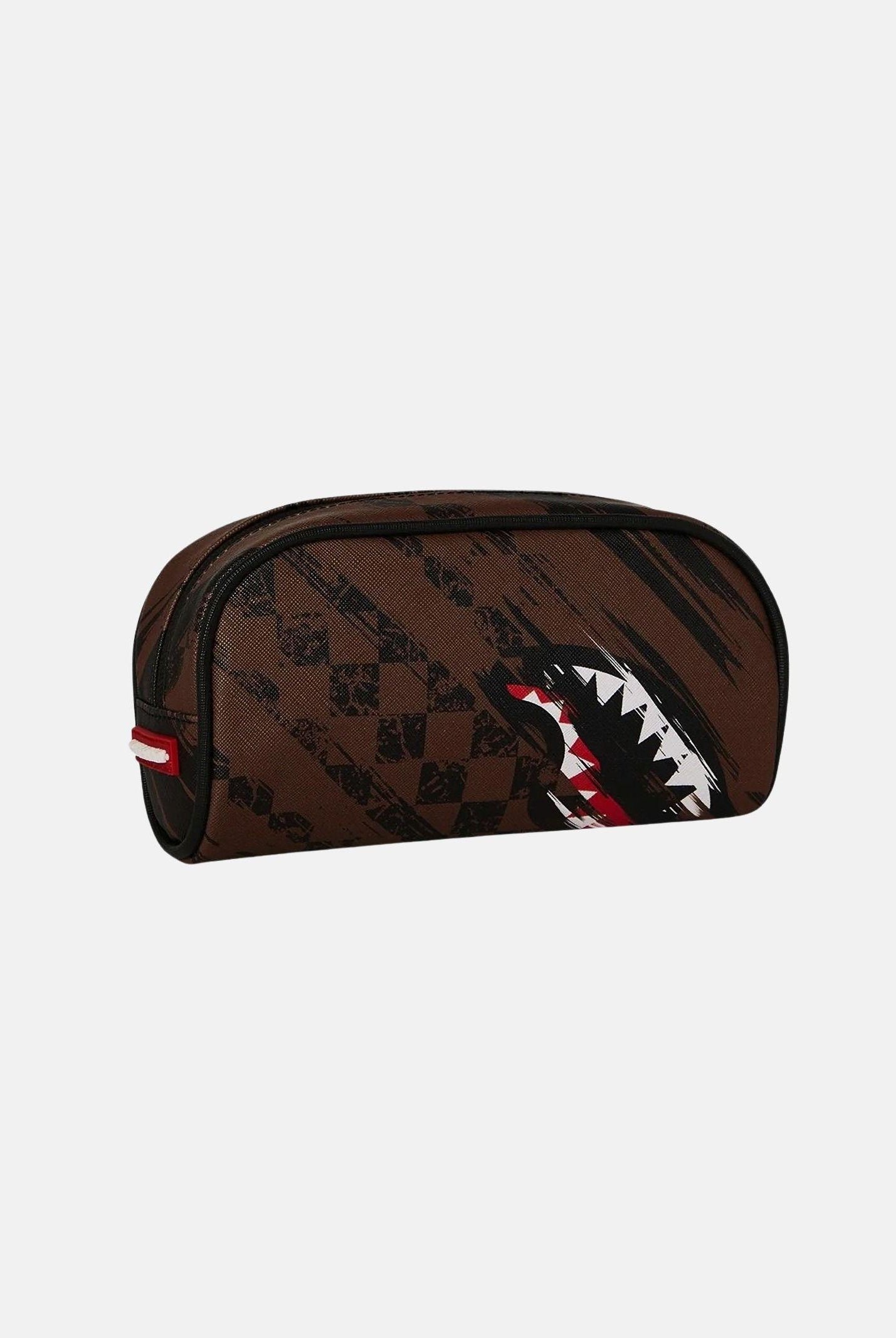 SPRAYGROUND Astuccio SMEARED GRUNGE marrone per uomo e donna 910B8973NSZ . SPRAYGROUND