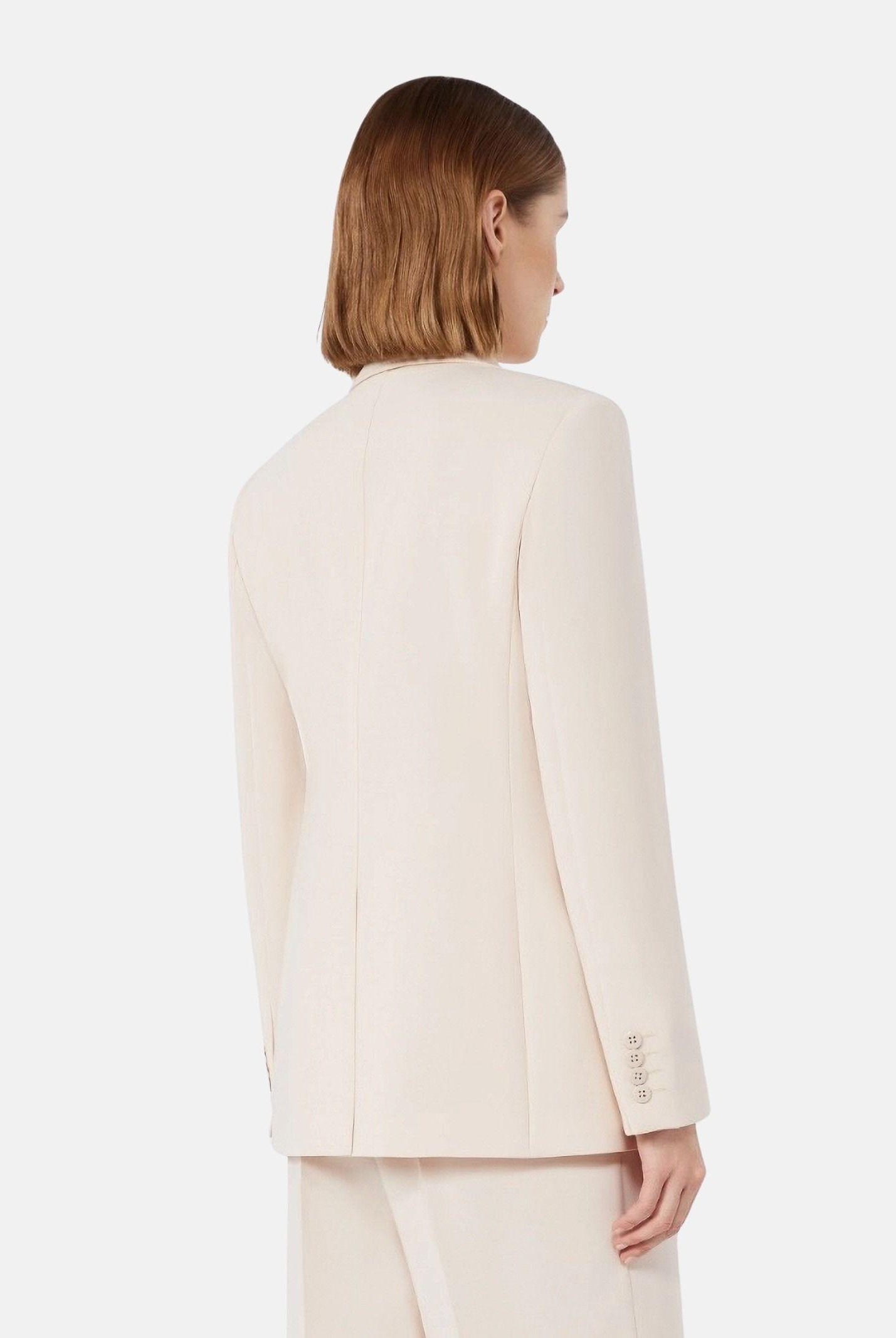 MAX MARA Studio Blazer monopetto bianco naturale beige LINZ da donna. 2626046055600 052 MAXMARA