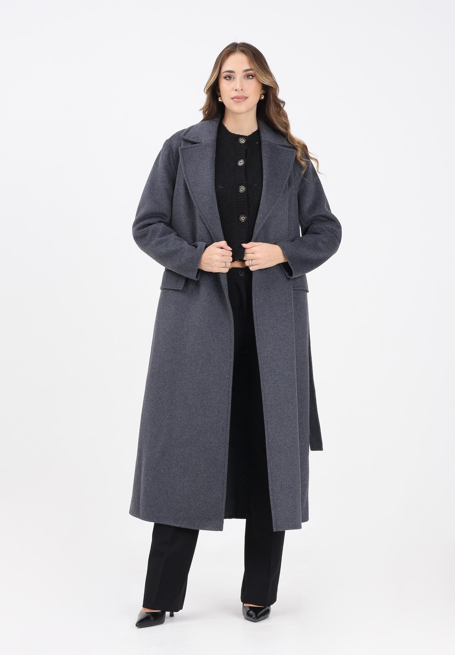 VICOLO Cappotto lungo grigio da donna TF0058 A195 VICOLO