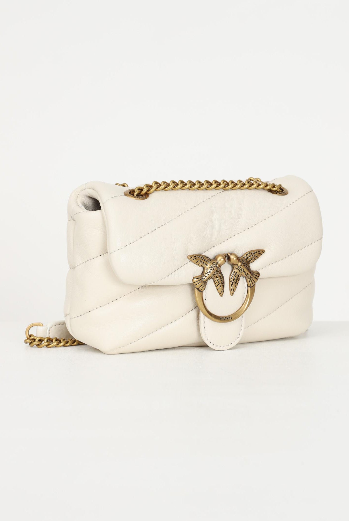 PINKO Borsa a tracolla Baby Love Bag Puff panna da donna 100040A0F2 Z14Q PINKO