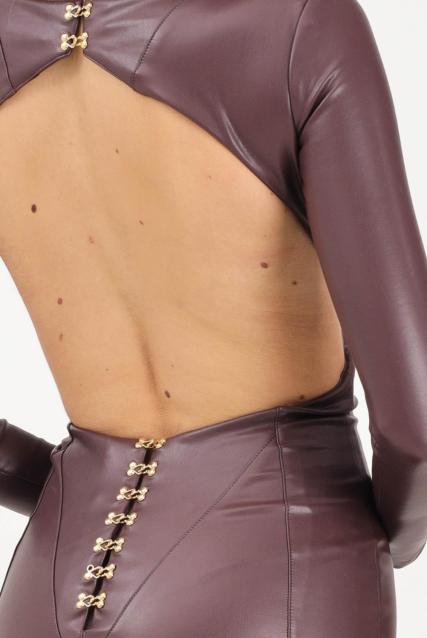 ELISABETTA FRANCHI Abito midi tubino bordeaux da donna AB79557E2 EA4 ELISABETTA FRANCHI