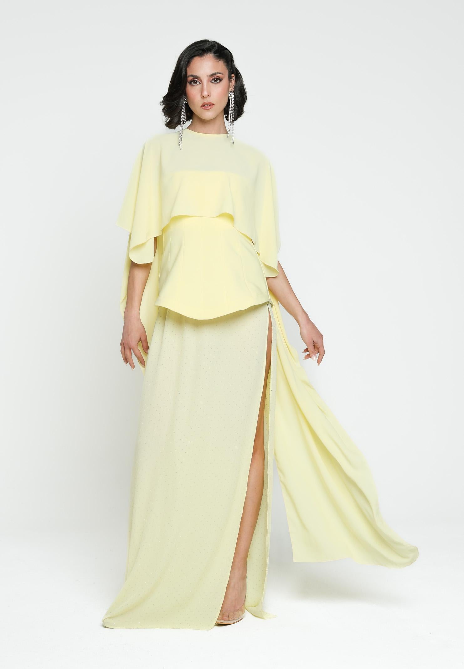 SANTAS Stola ÉCLAIR gialla da donna PV2507 GIALLO SANTAS