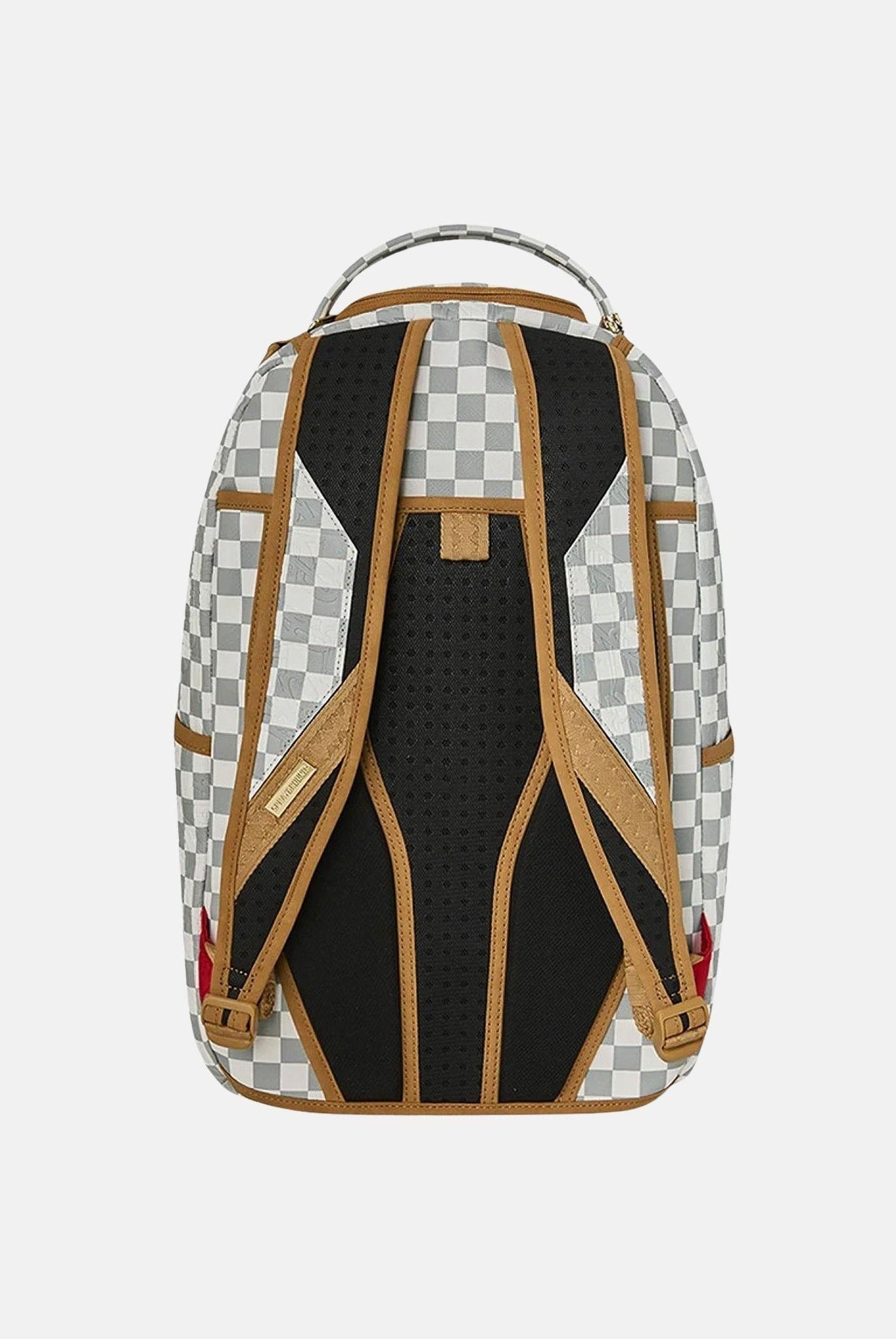 SPRAYGROUND Zaino GRAFF EMBOSSED CREAM CHECK DLXSV bianco e grigio per uomo e donna 910B8848NSZ . SPRAYGROUND