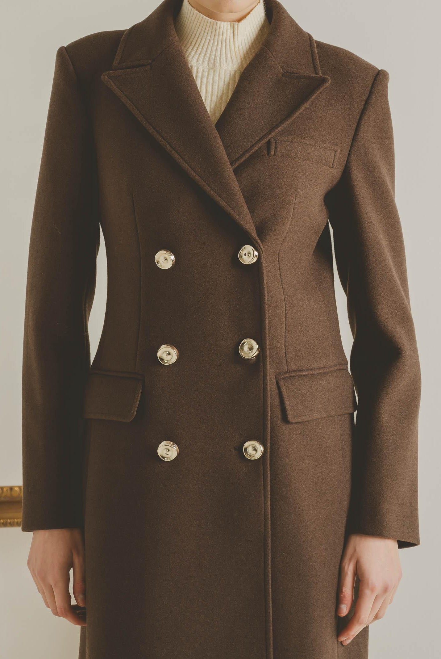 SANTAS Cappotto lungo ÉCLIPSE marrone da donna PV2623 MA SANTAS