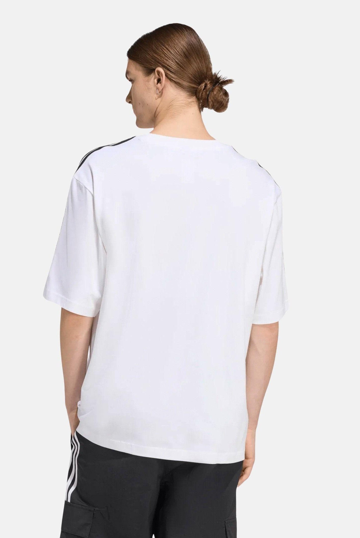 ADIDAS ORIGINALS T-shirt a manica corta Adicolor 3-Stripes Oversized bianca da uomo KD4096 . ADIDAS ORIGINALS