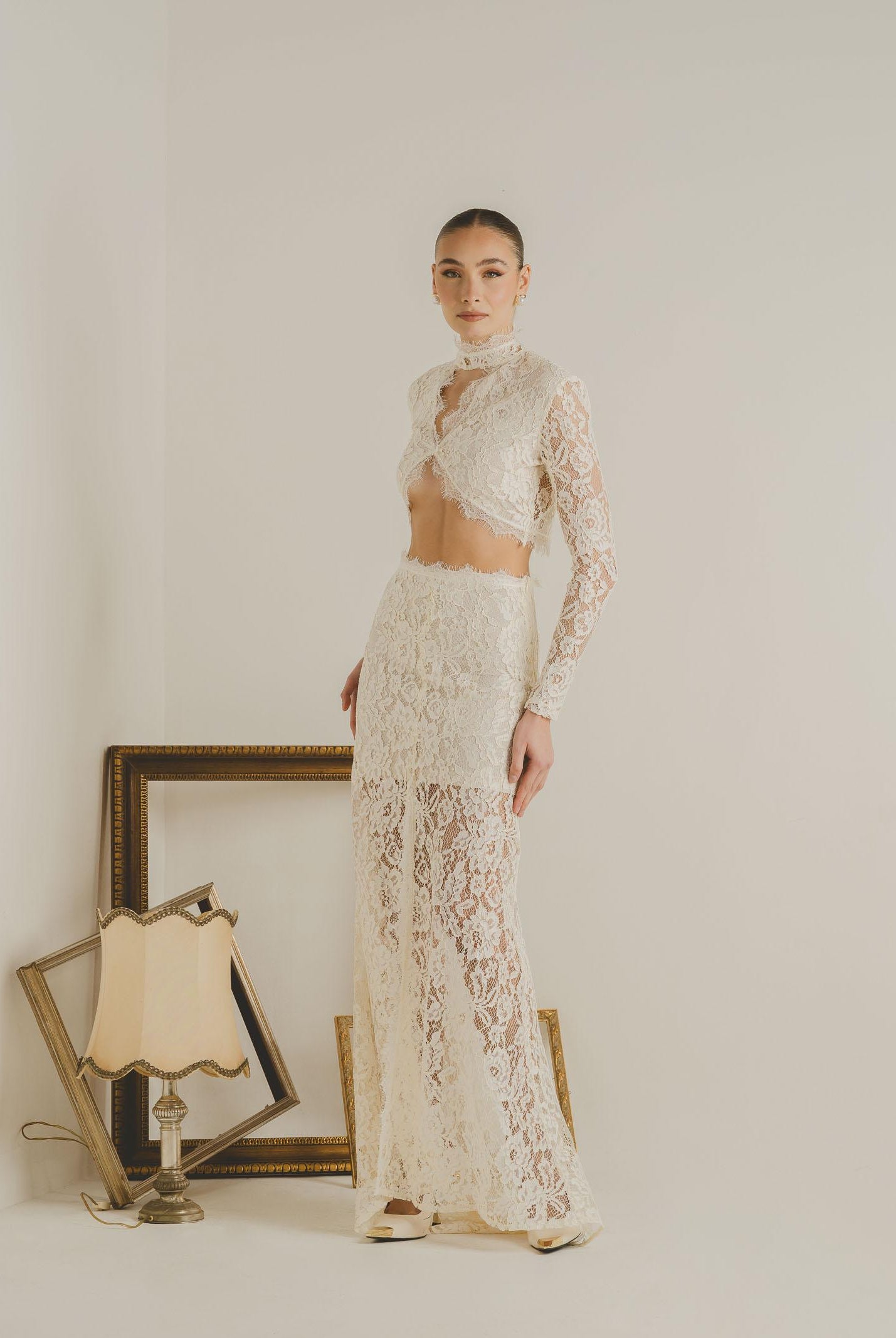 SANTAS Coordinato ÉTOILE NOIRE panna da donna PV2613 PA SANTAS