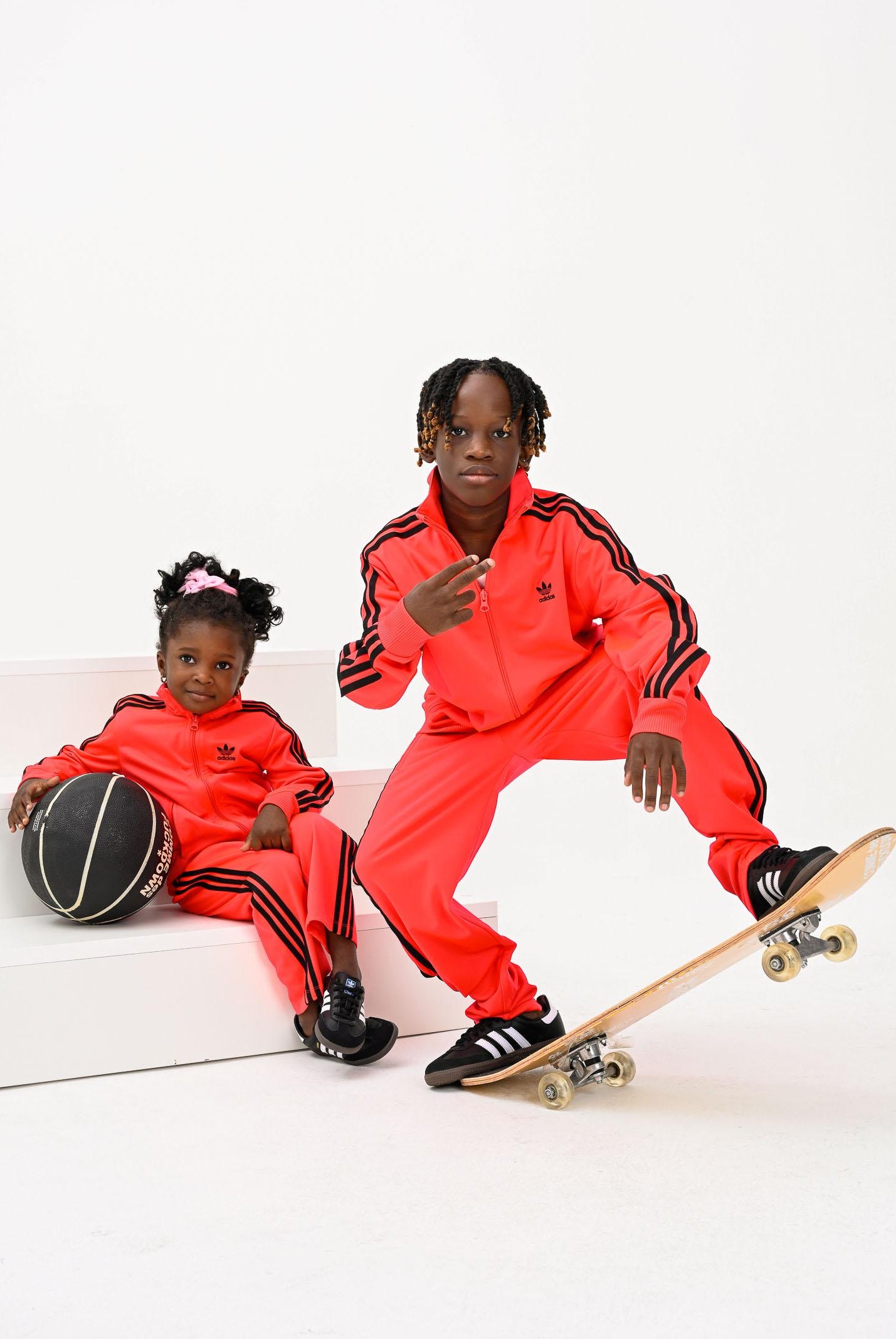 ADIDAS ORIGINALS Tuta Adicolor Firebird fluo per bambino e bambina JY1146  ADIDAS ORIGINALS