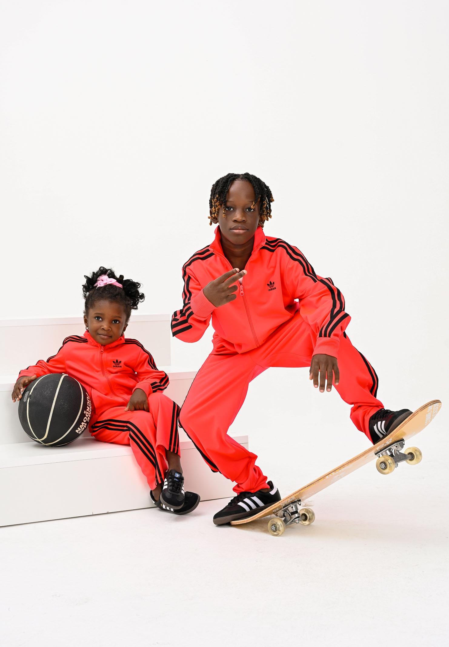 ADIDAS ORIGINALS Tuta Adicolor Firebird fluo per bambino e bambina JY1146 ADIDAS ORIGINALS